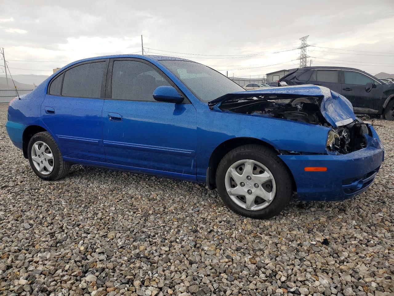 2004 Hyundai Elantra Blue vin: KMHDN46D14U873335