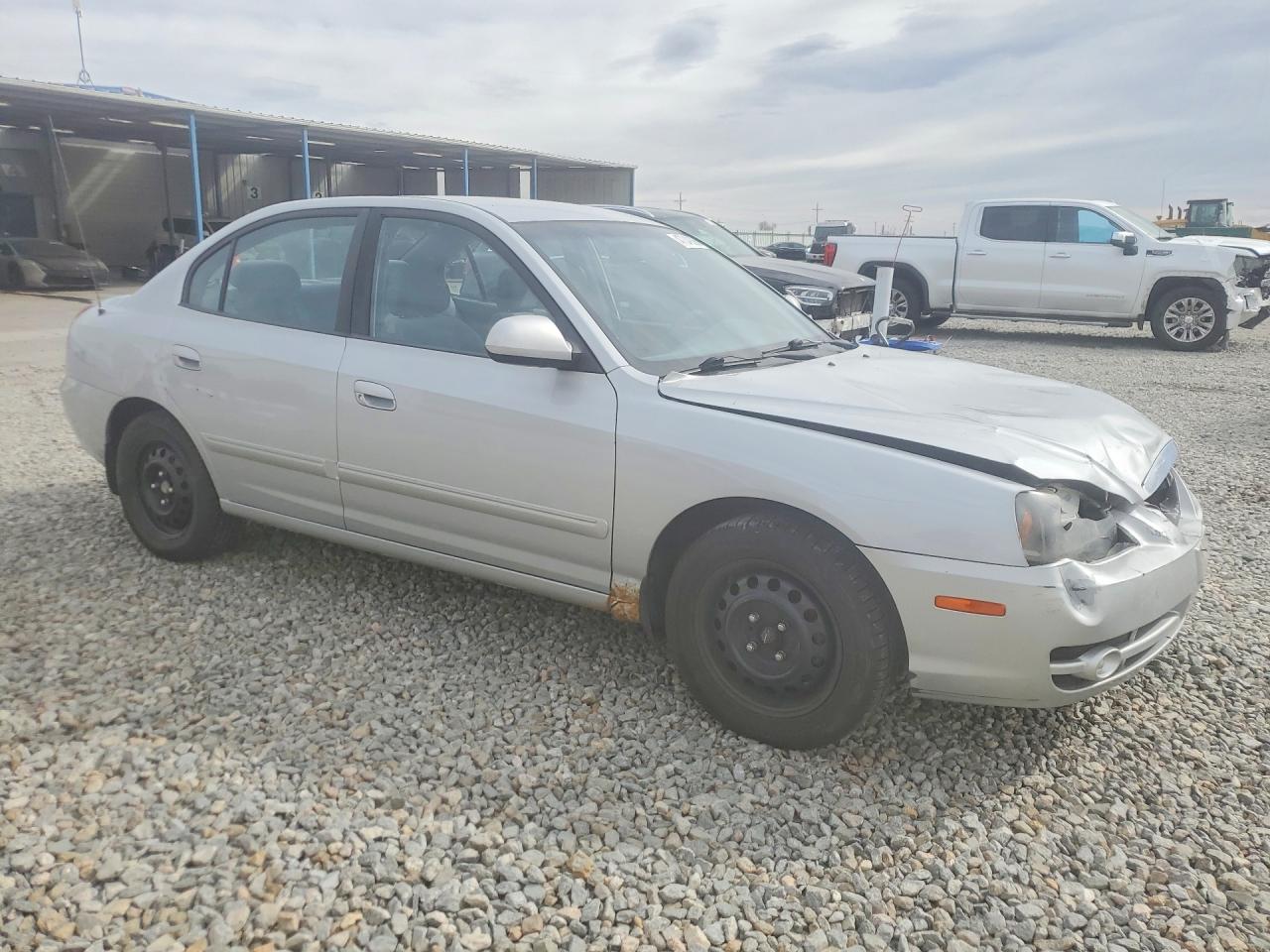 2004 Hyundai Elantra Gls Silver vin: KMHDN46D14U887767