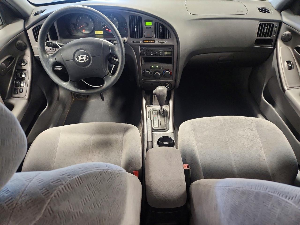 2005 Hyundai Elantra Gls Black vin: KMHDN46D15U037655