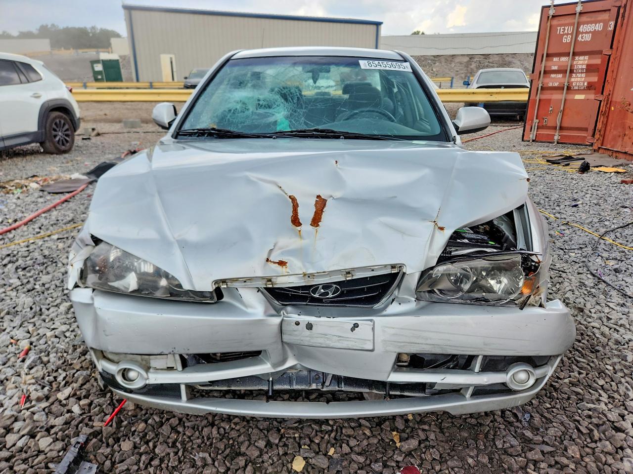 2005 Hyundai Elantra Gls Silver vin: KMHDN46D15U081526