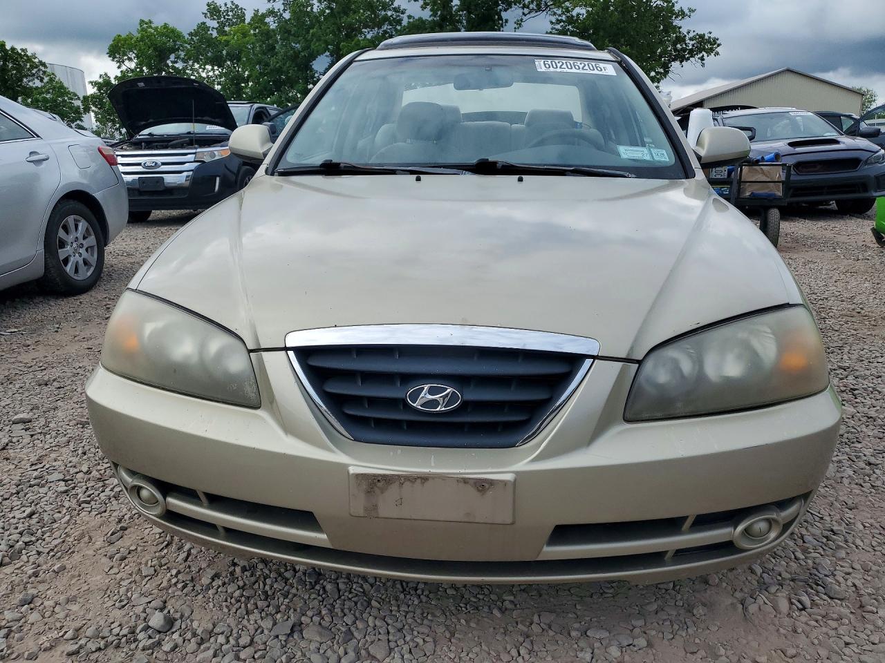 2005 Hyundai Elantra Gls Золотой vin: KMHDN46D15U084149