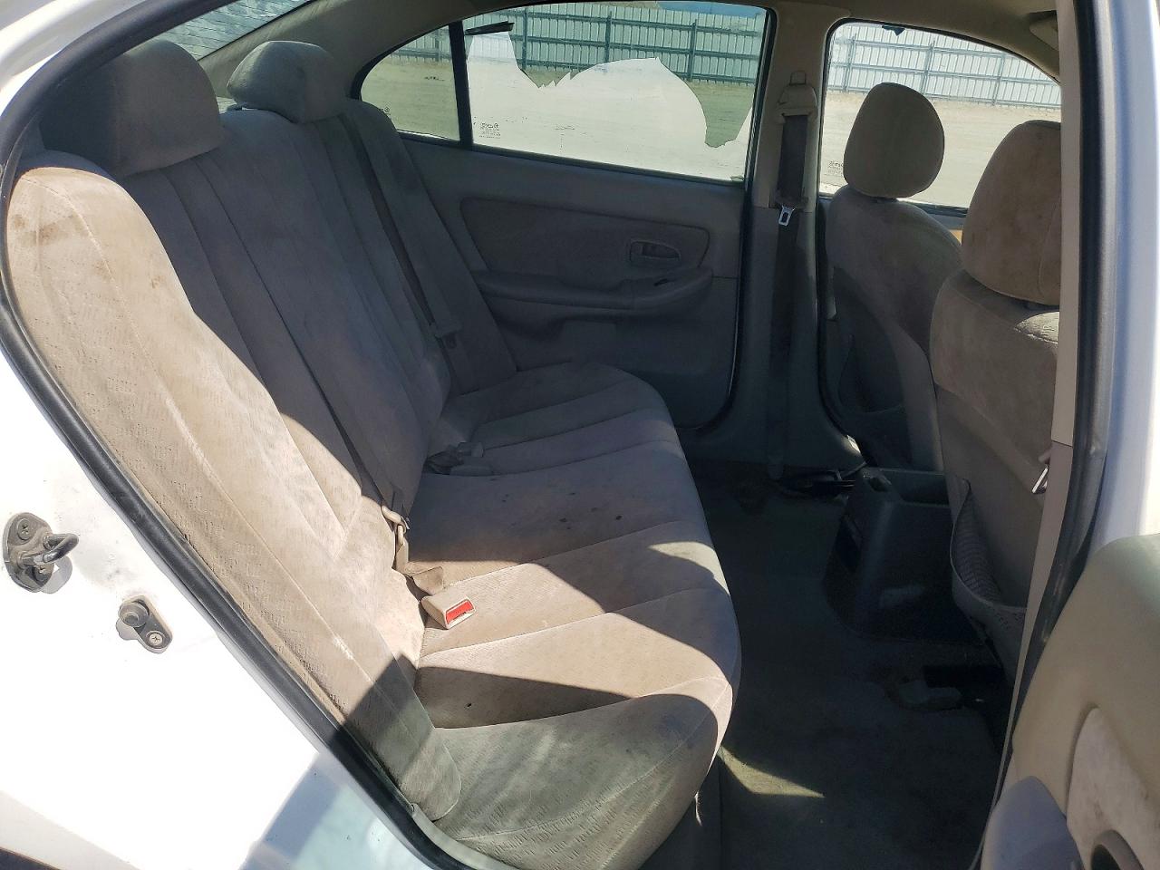 2005 Hyundai Elantra Gls White vin: KMHDN46D15U150604