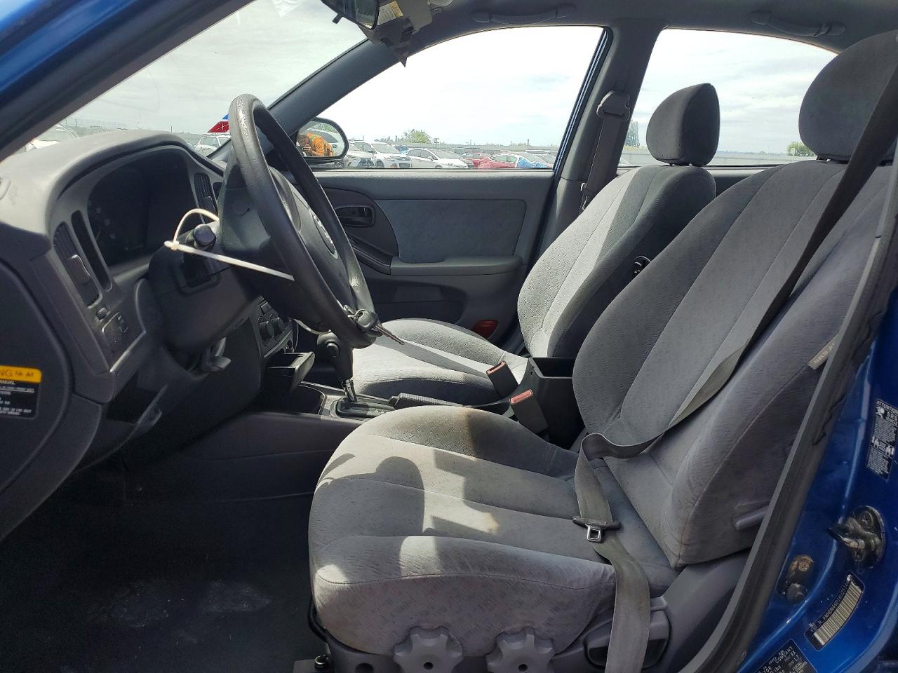 2006 Hyundai Elantra Gls Blue vin: KMHDN46D16U251448