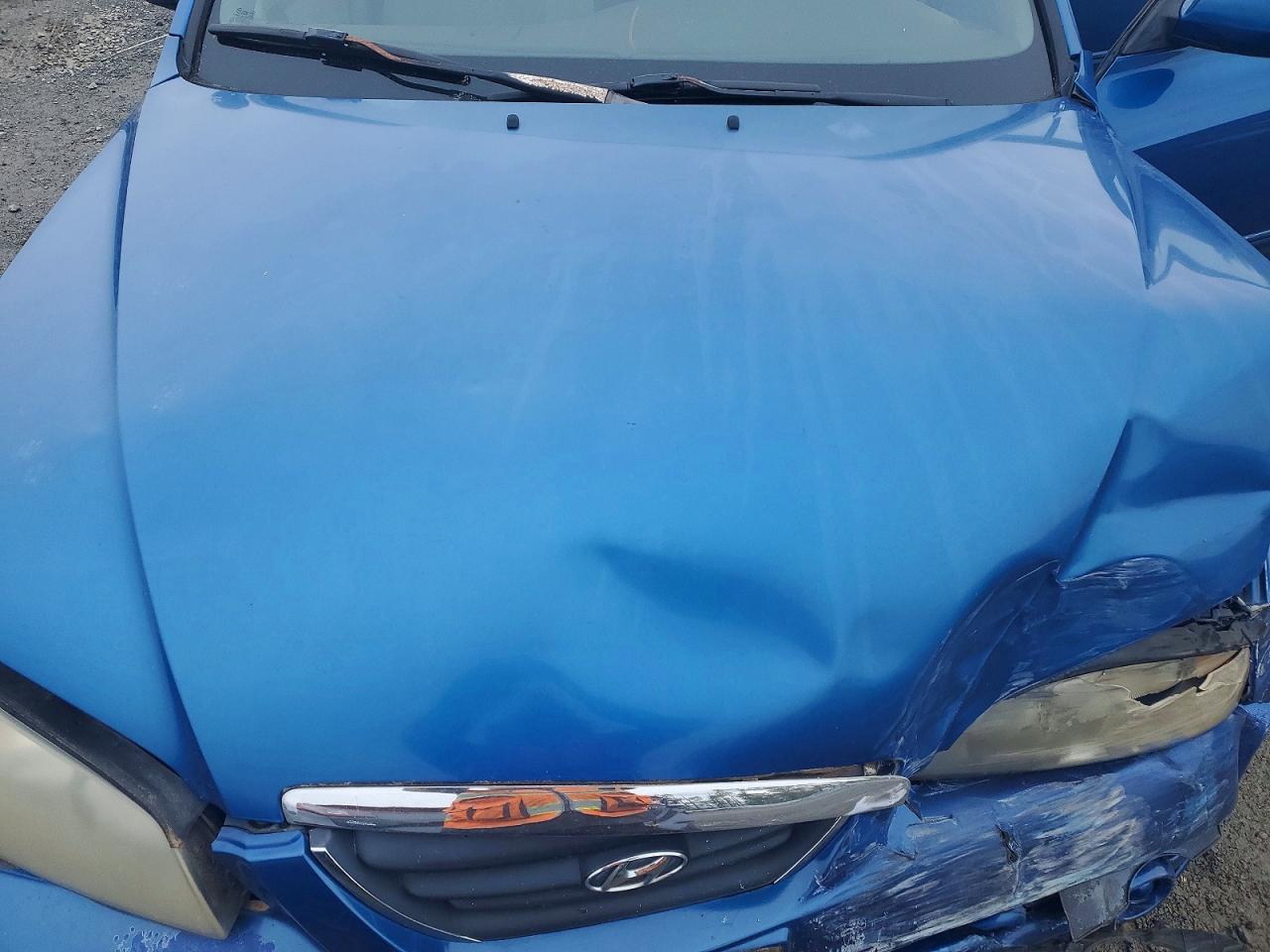 2006 Hyundai Elantra Gls Blue vin: KMHDN46D16U251448