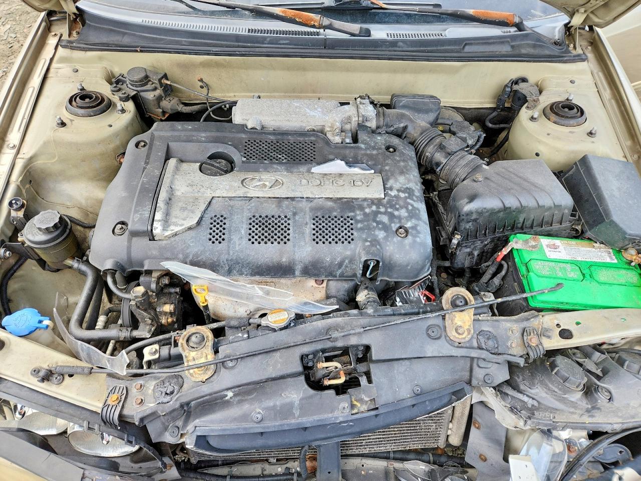 2006 Hyundai Elantra Gls Gold vin: KMHDN46D16U363005