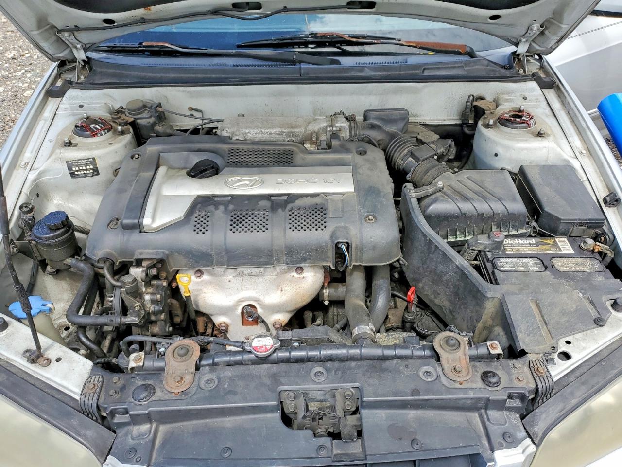 2006 Hyundai Elantra Gls Silver vin: KMHDN46D16U378443