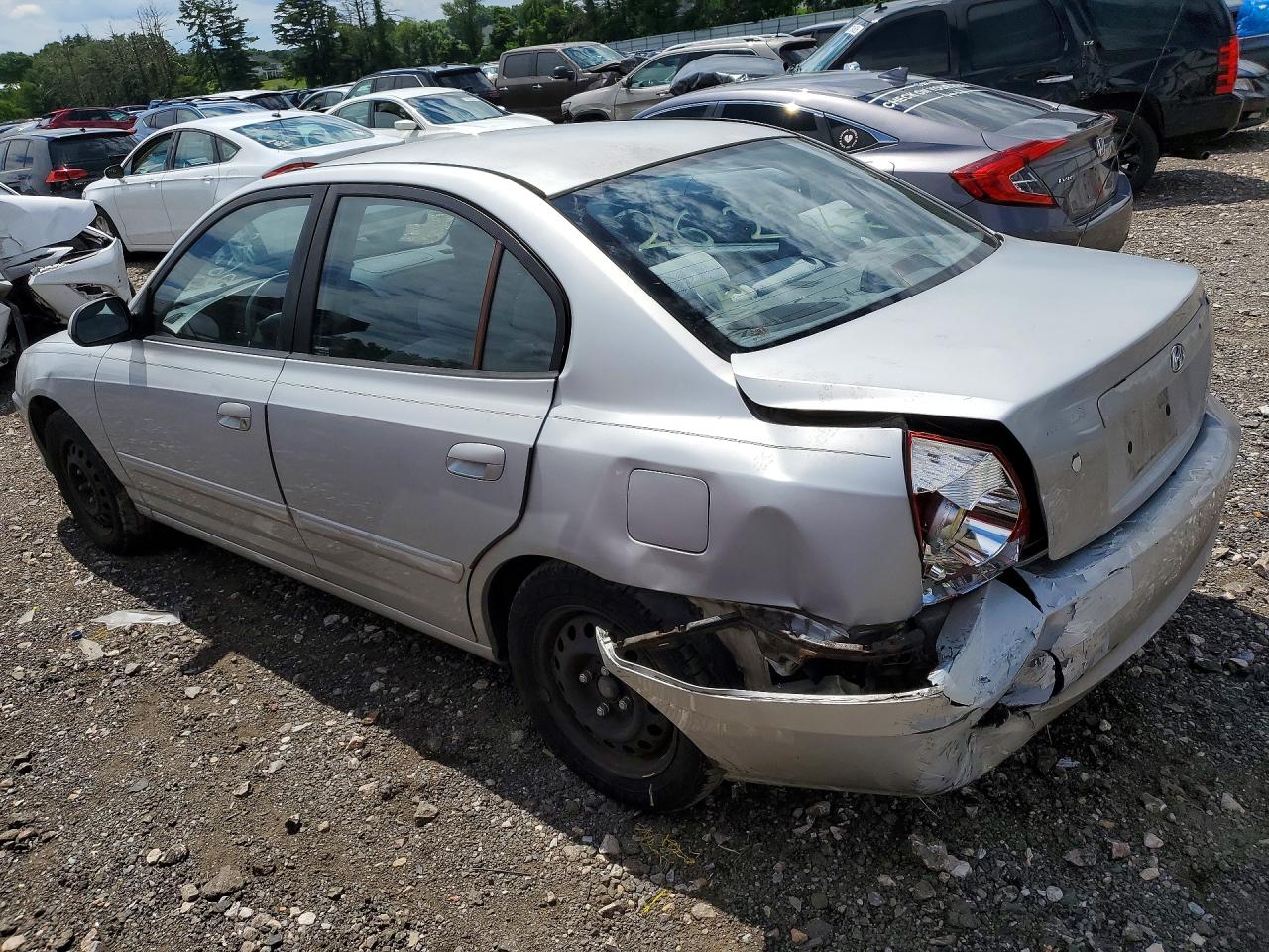 2006 Hyundai Elantra Gls Silver vin: KMHDN46D16U378443