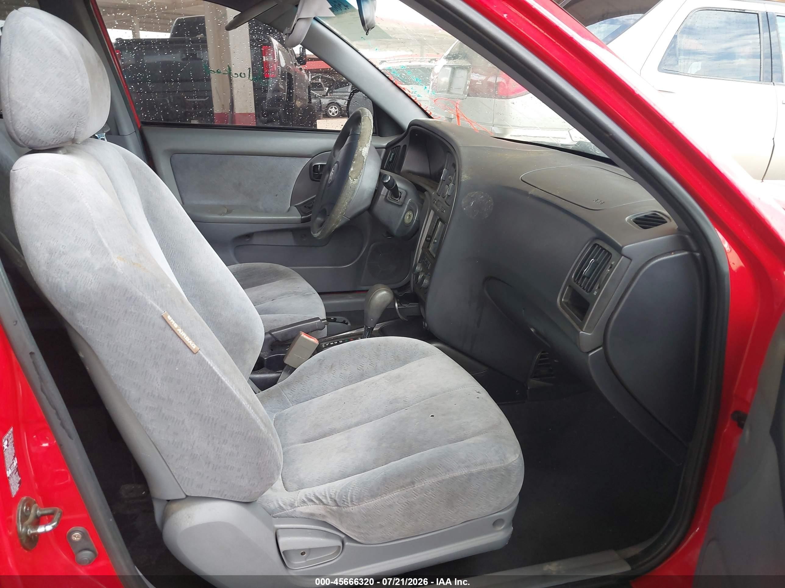 2004 Hyundai Elantra Gls/gt Red vin: KMHDN46D24U808283