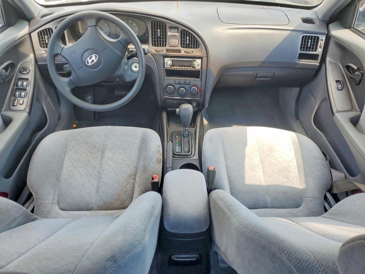 2004 Hyundai Elantra Gls Black vin: KMHDN46D24U808865