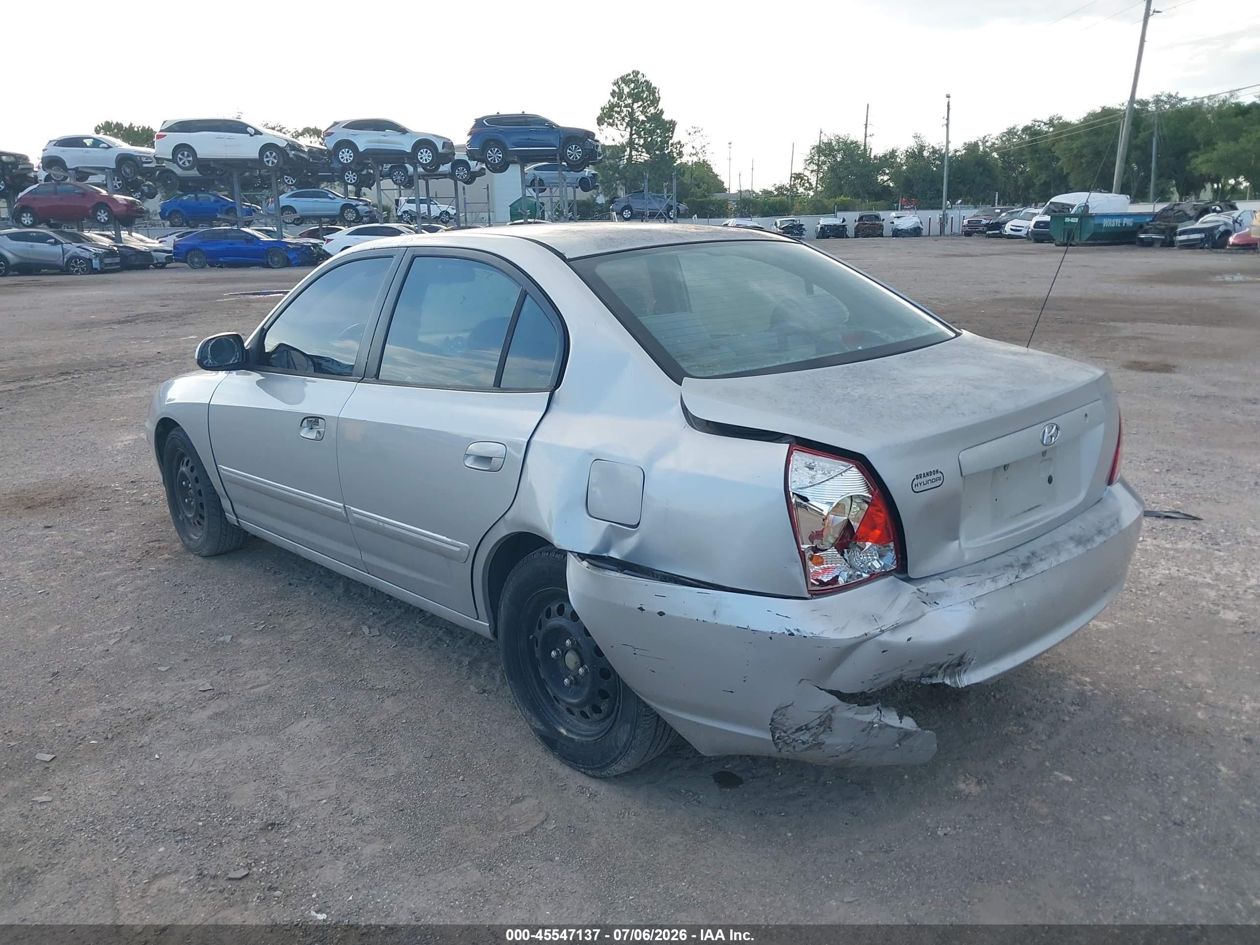 2005 Hyundai Elantra Gls/gt Серебряный vin: KMHDN46D25U094916