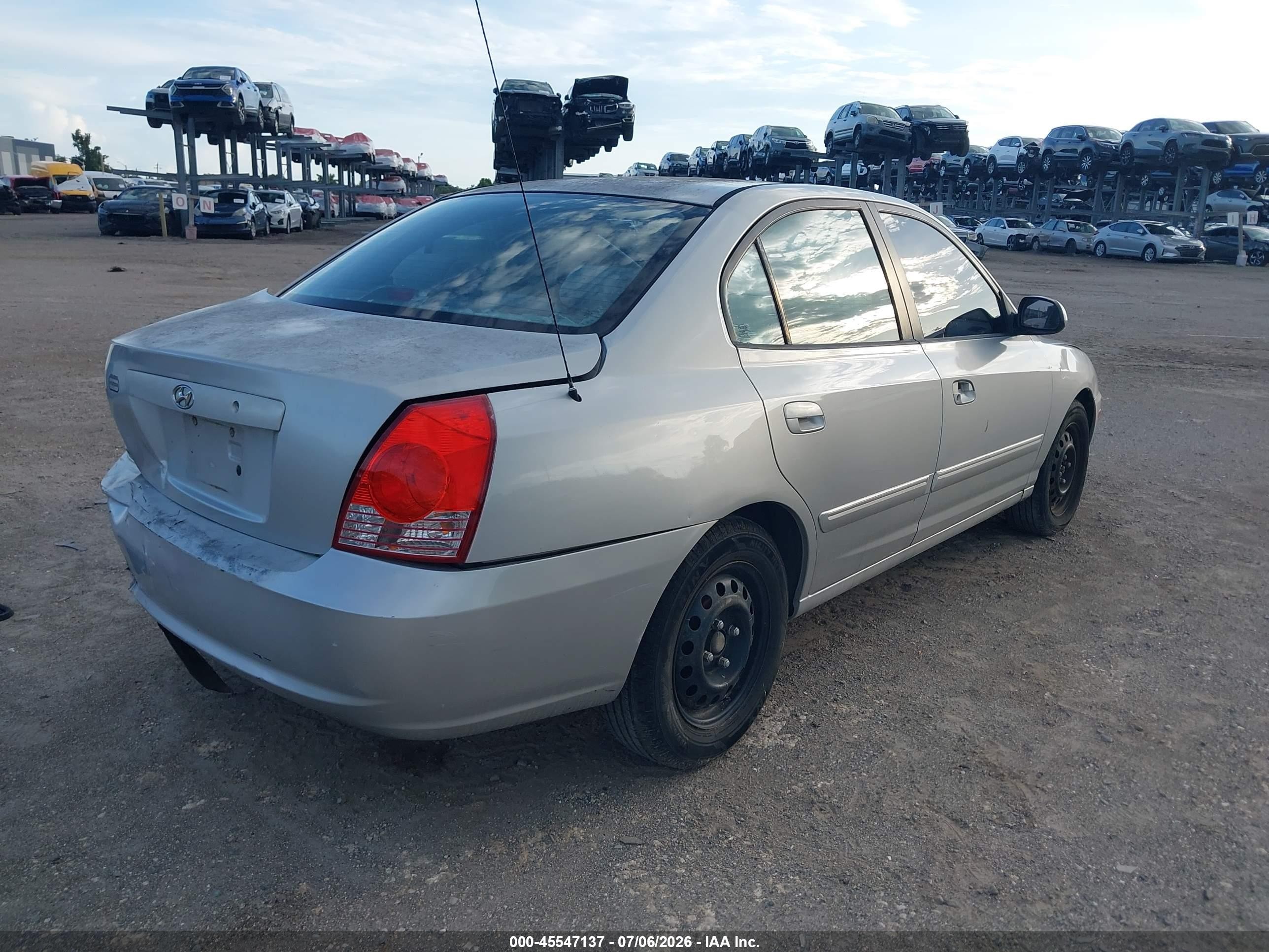 2005 Hyundai Elantra Gls/gt Серебряный vin: KMHDN46D25U094916