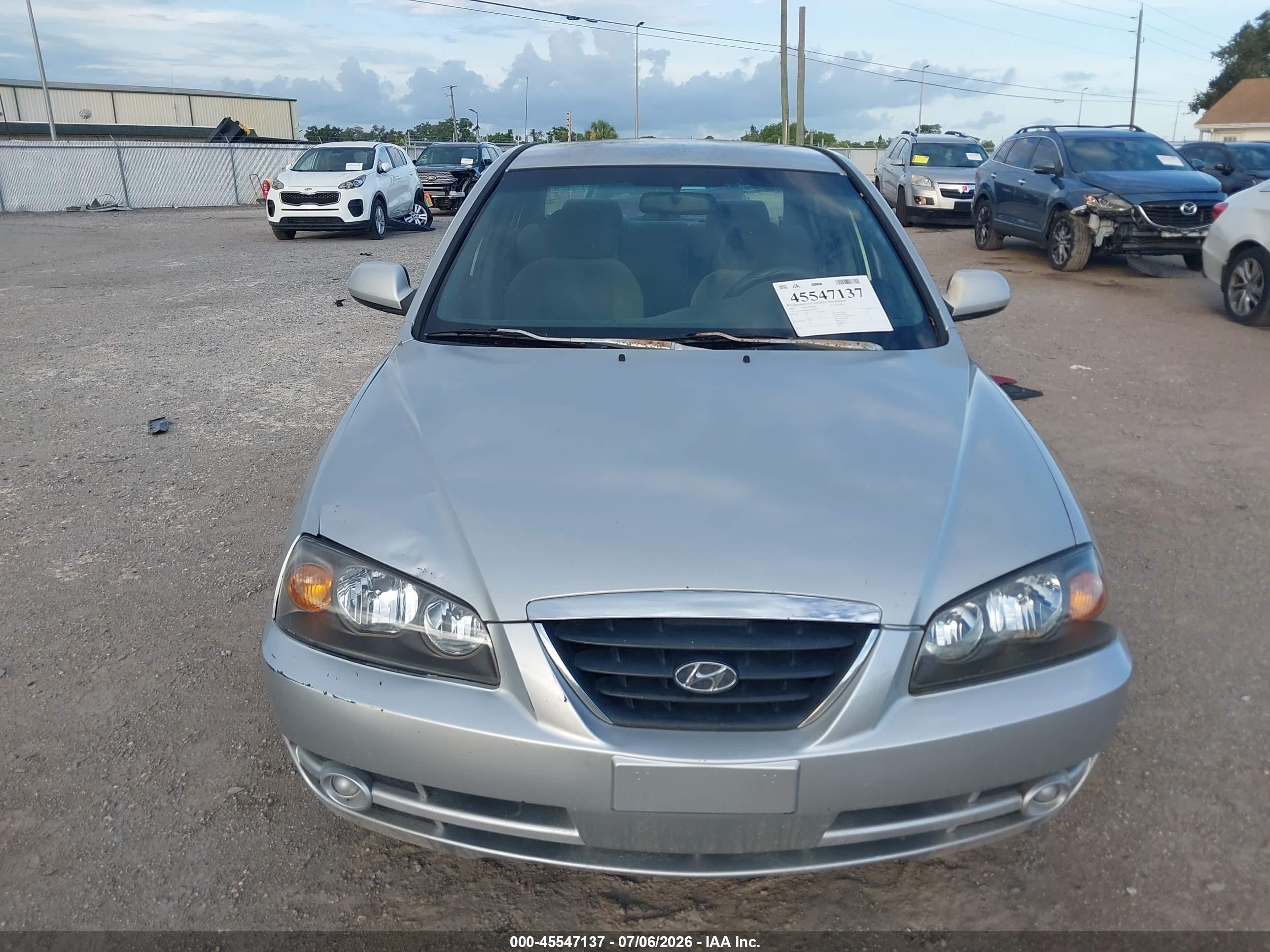 2005 Hyundai Elantra Gls/gt Серебряный vin: KMHDN46D25U094916