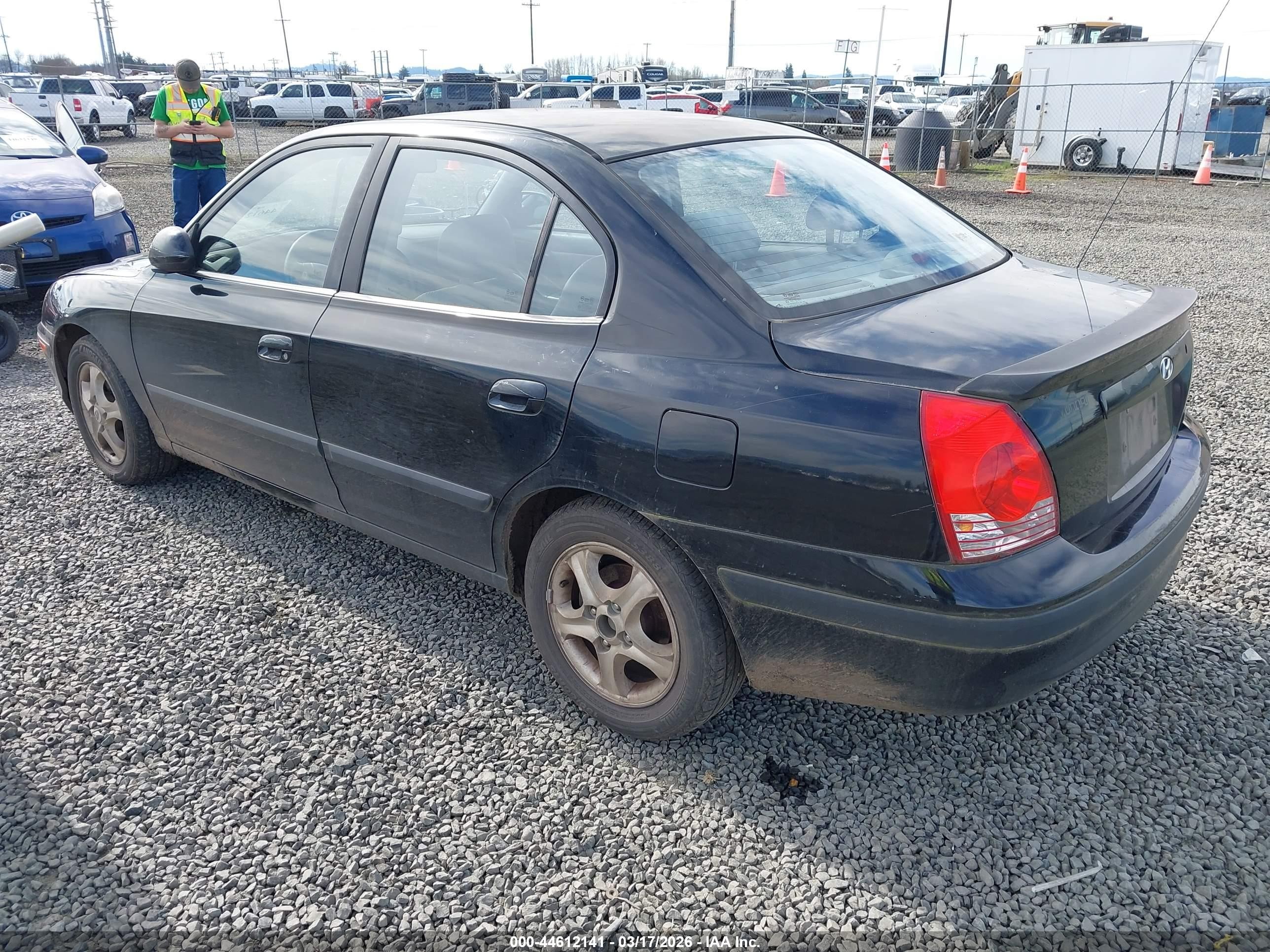 2005 Hyundai Elantra Gls/gt Black vin: KMHDN46D25U117630
