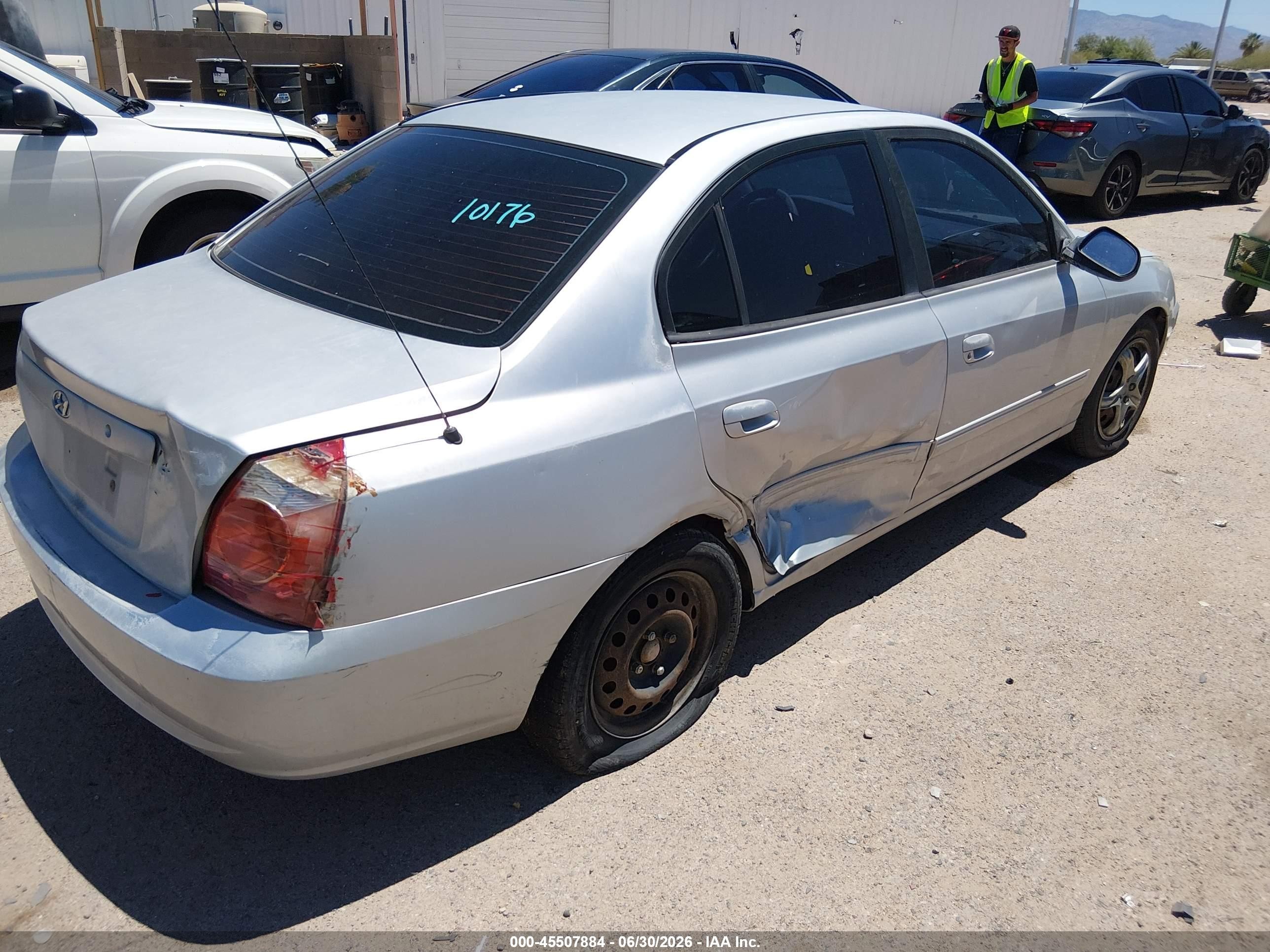 2005 Hyundai Elantra Gls/gt Silver vin: KMHDN46D25U949310