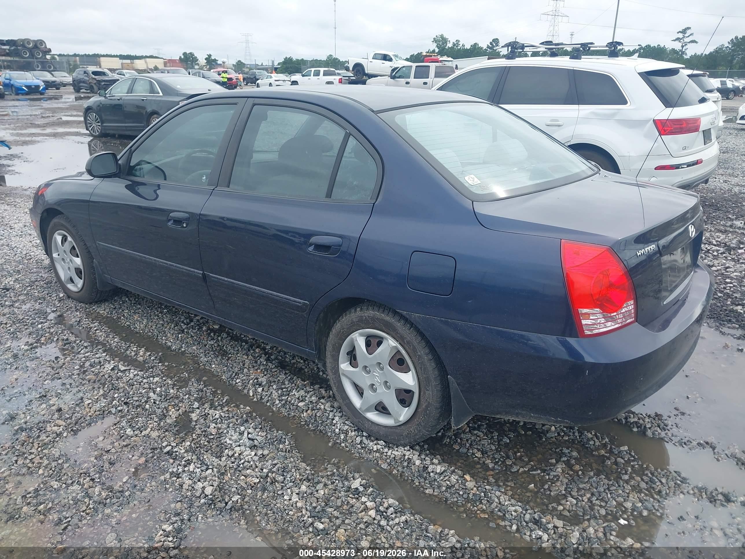2005 Hyundai Elantra Gls/gt Dark Blue vin: KMHDN46D25U965653