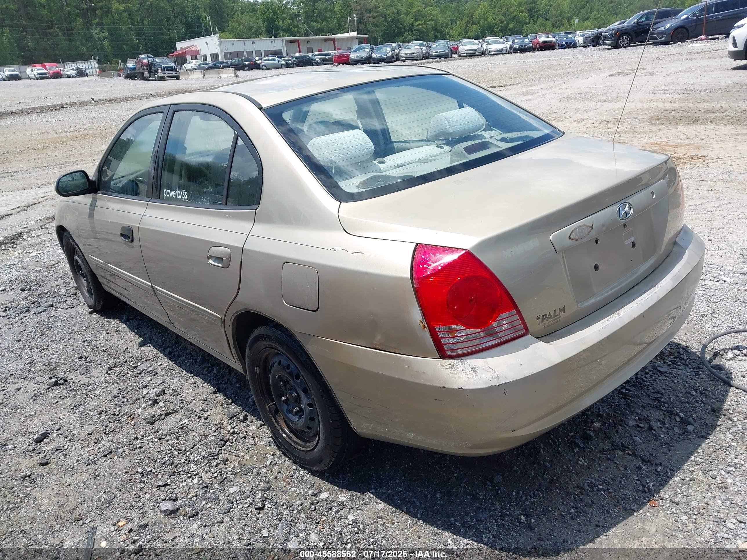 2005 Hyundai Elantra Gls/gt Beige vin: KMHDN46D25U983571