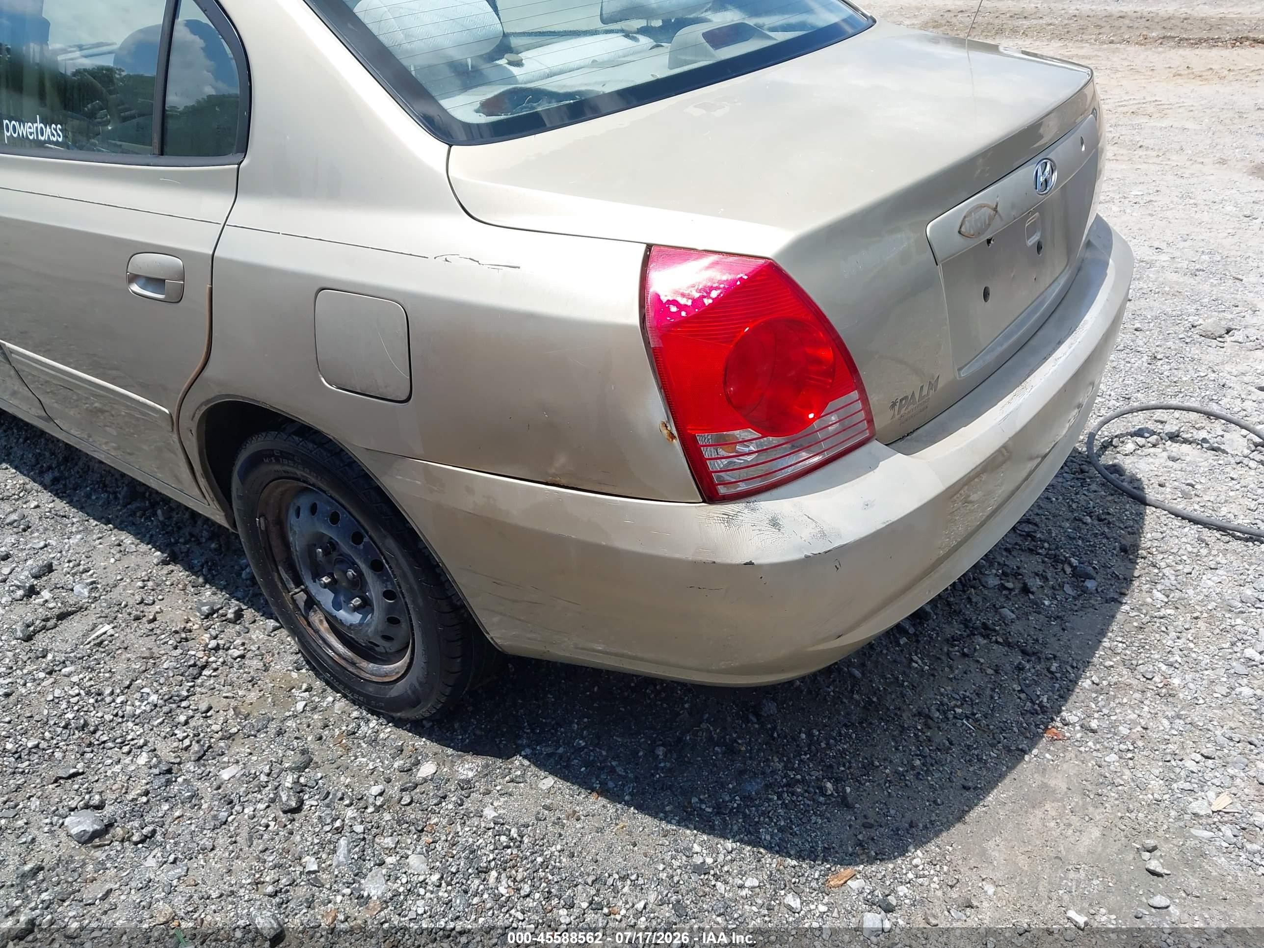 2005 Hyundai Elantra Gls/gt Beige vin: KMHDN46D25U983571