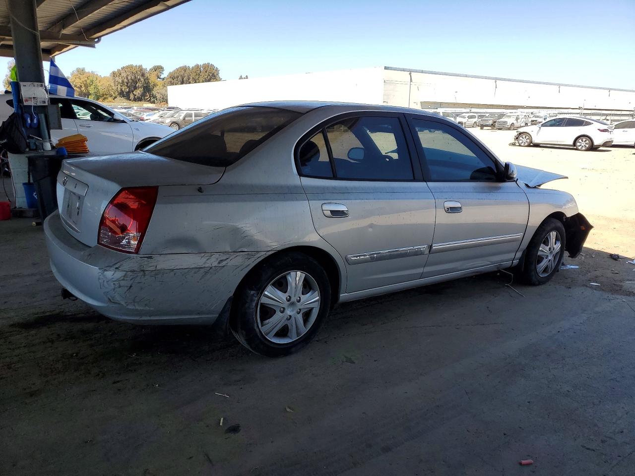 2006 Hyundai Elantra Gls Silver vin: KMHDN46D26U209368