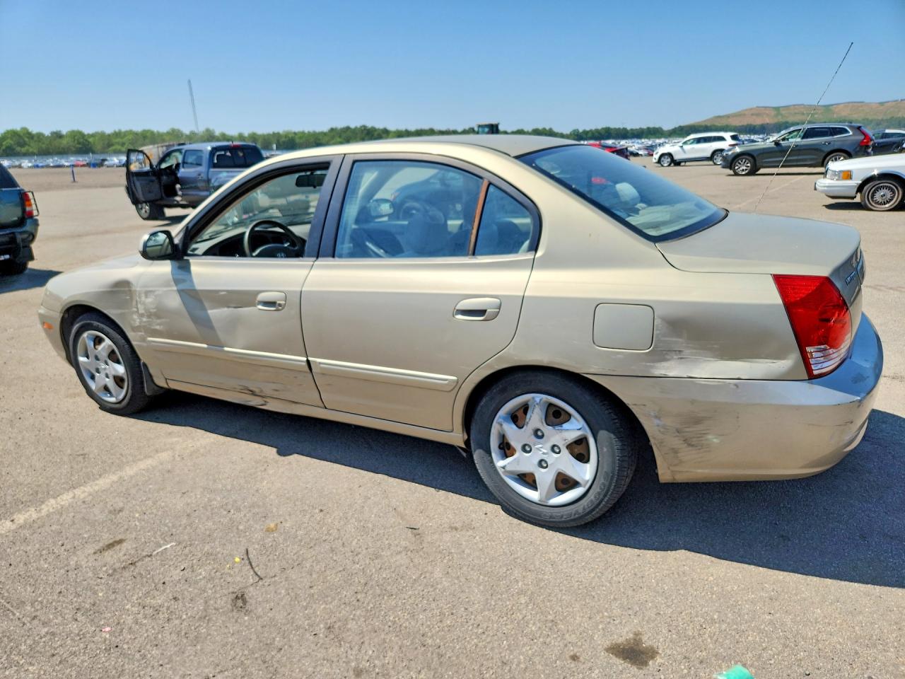 2006 Hyundai Elantra Gls Желто-коричневый vin: KMHDN46D26U218149