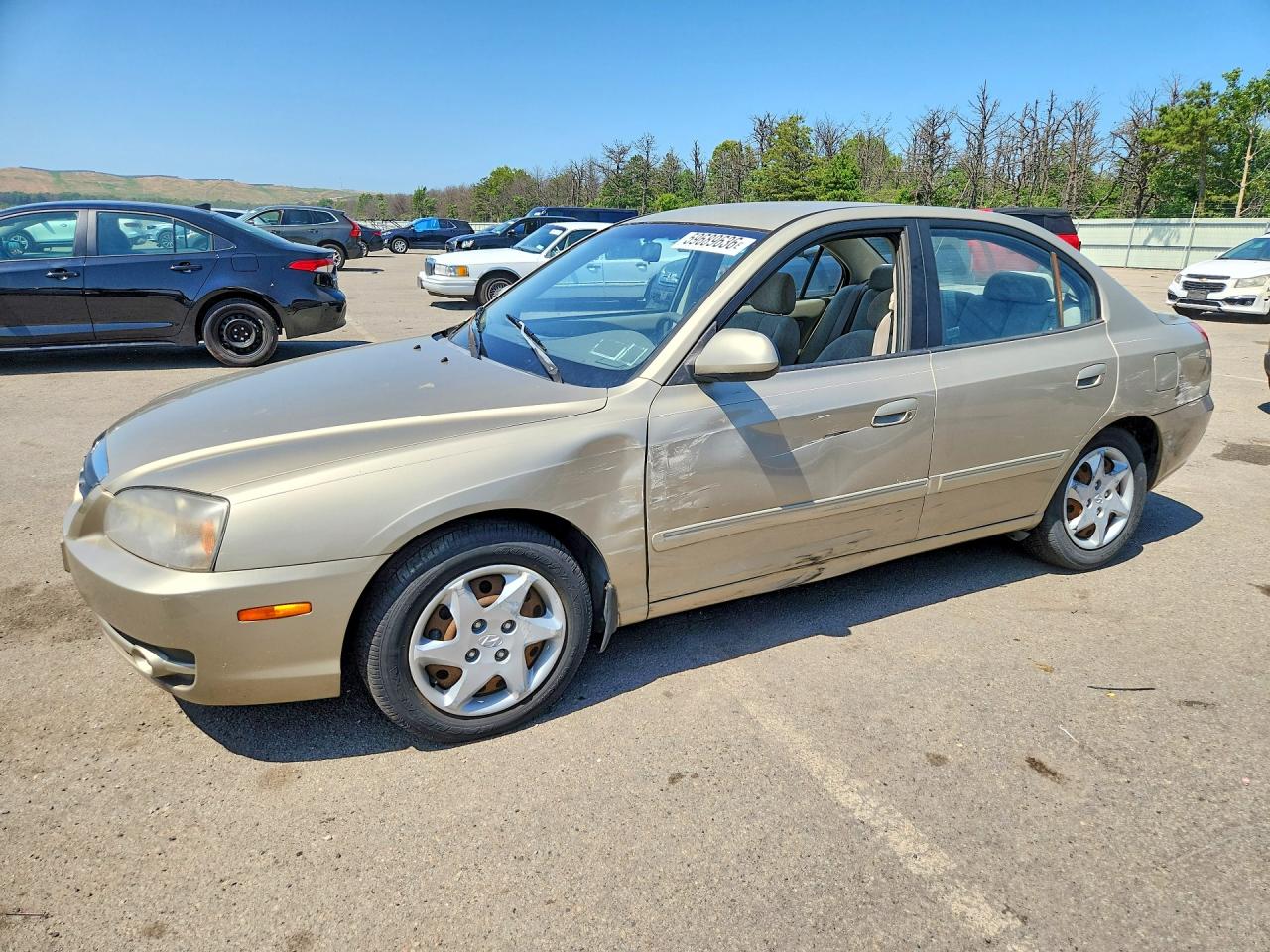 2006 Hyundai Elantra Gls Tan vin: KMHDN46D26U218149