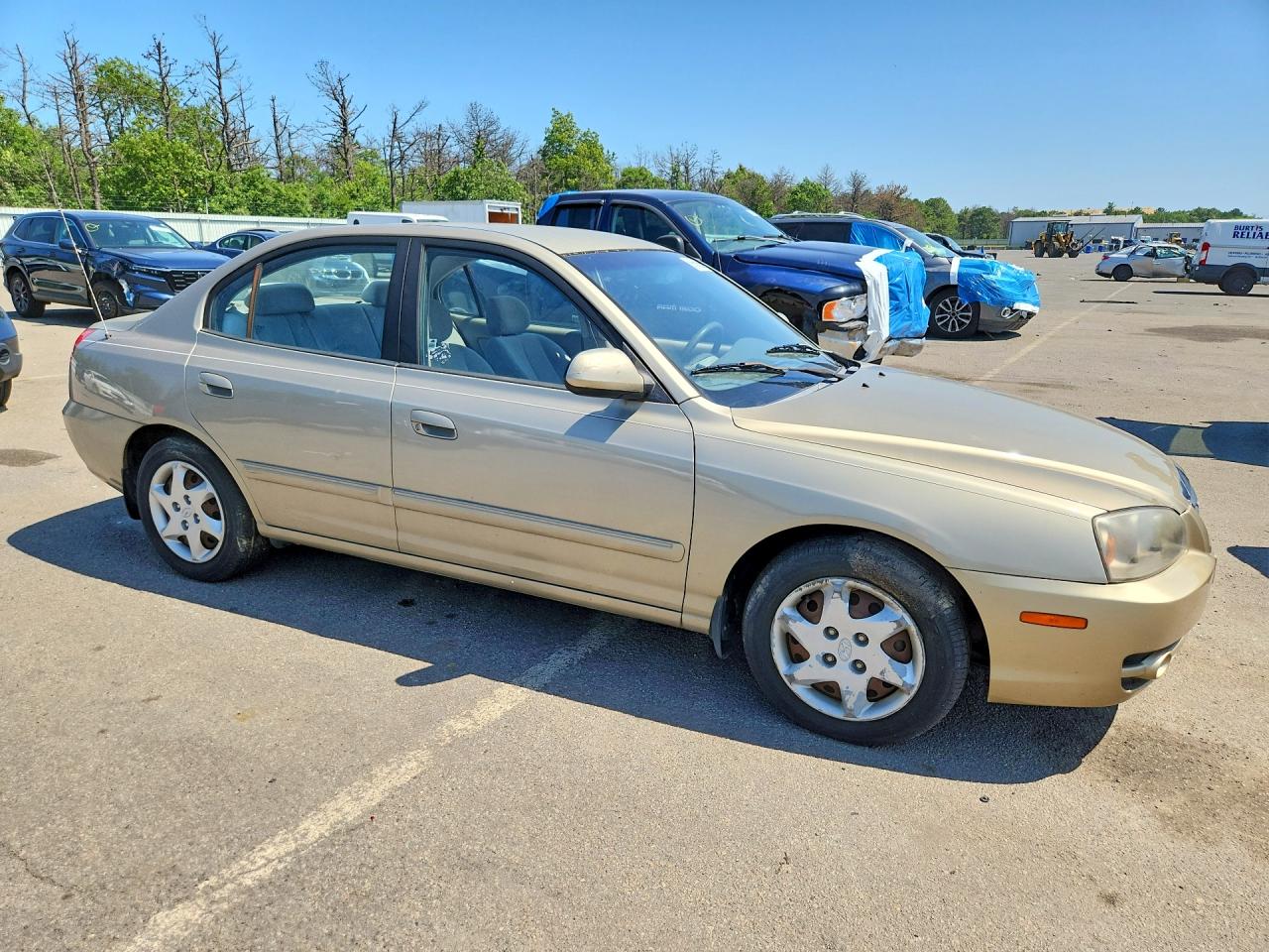 2006 Hyundai Elantra Gls Желто-коричневый vin: KMHDN46D26U218149