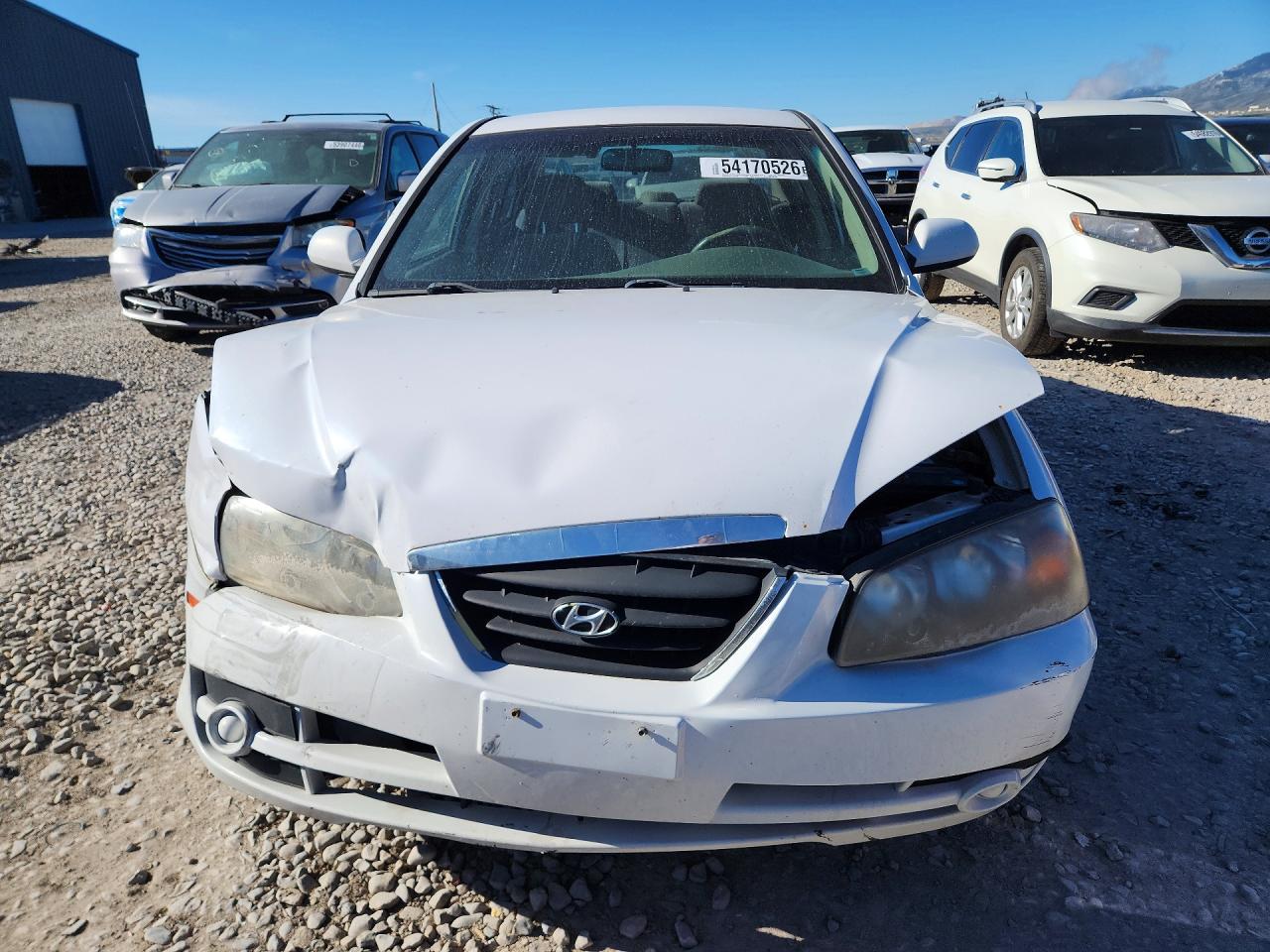 2006 Hyundai Elantra Gls White vin: KMHDN46D26U281252