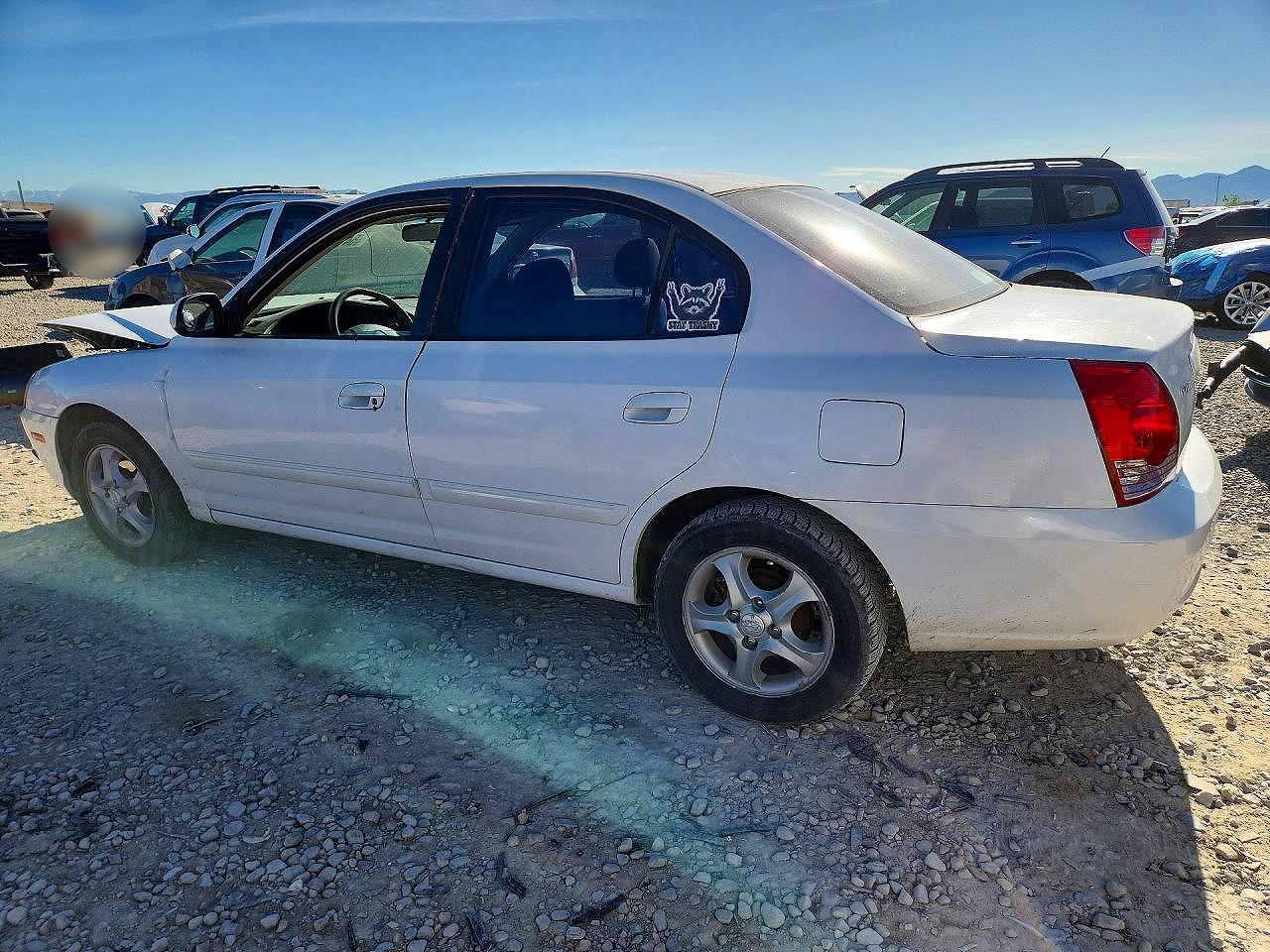 2006 Hyundai Elantra Gls White vin: KMHDN46D26U281252