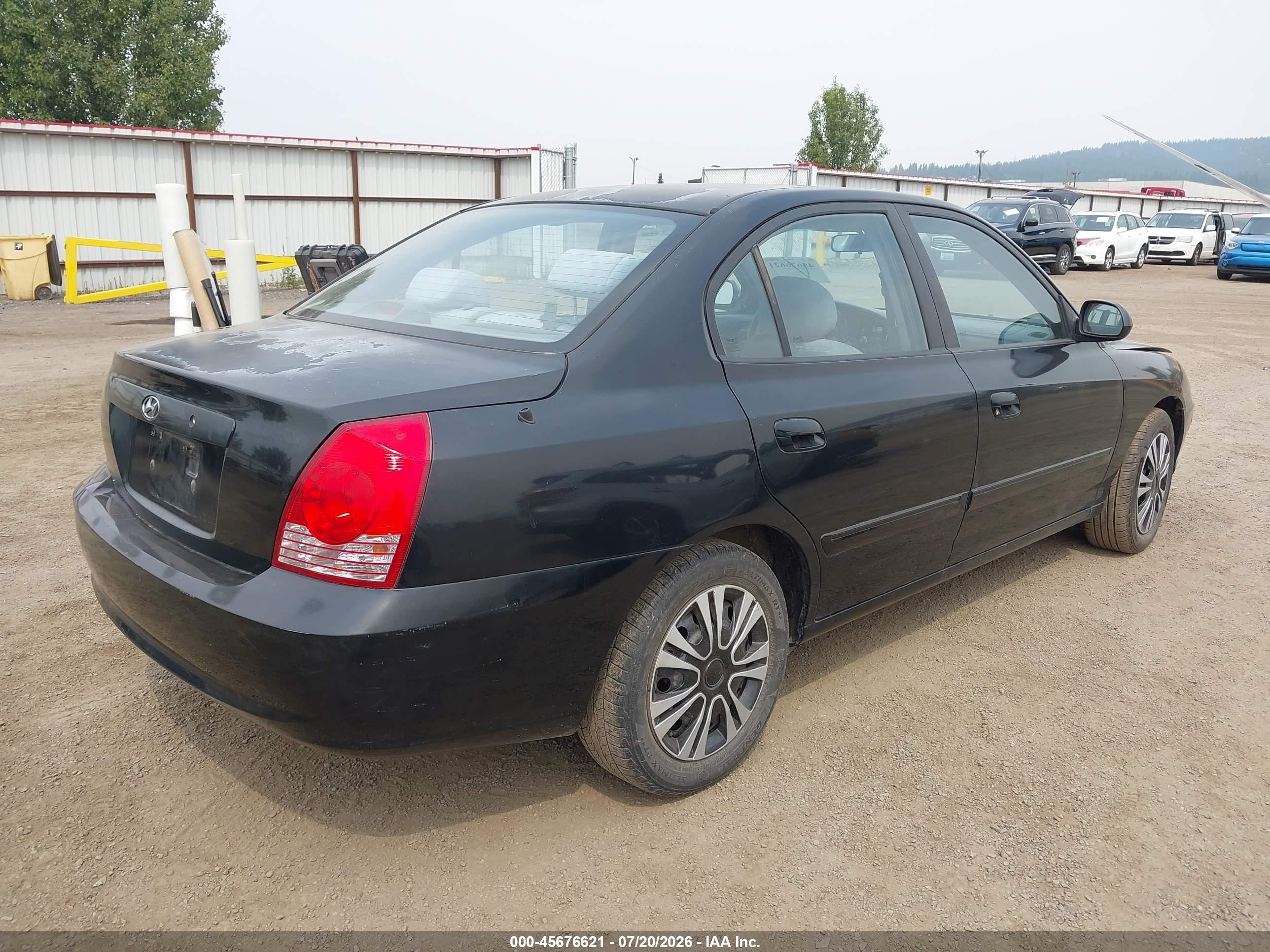 2006 Hyundai Elantra Gls/limited Черный vin: KMHDN46D26U283485