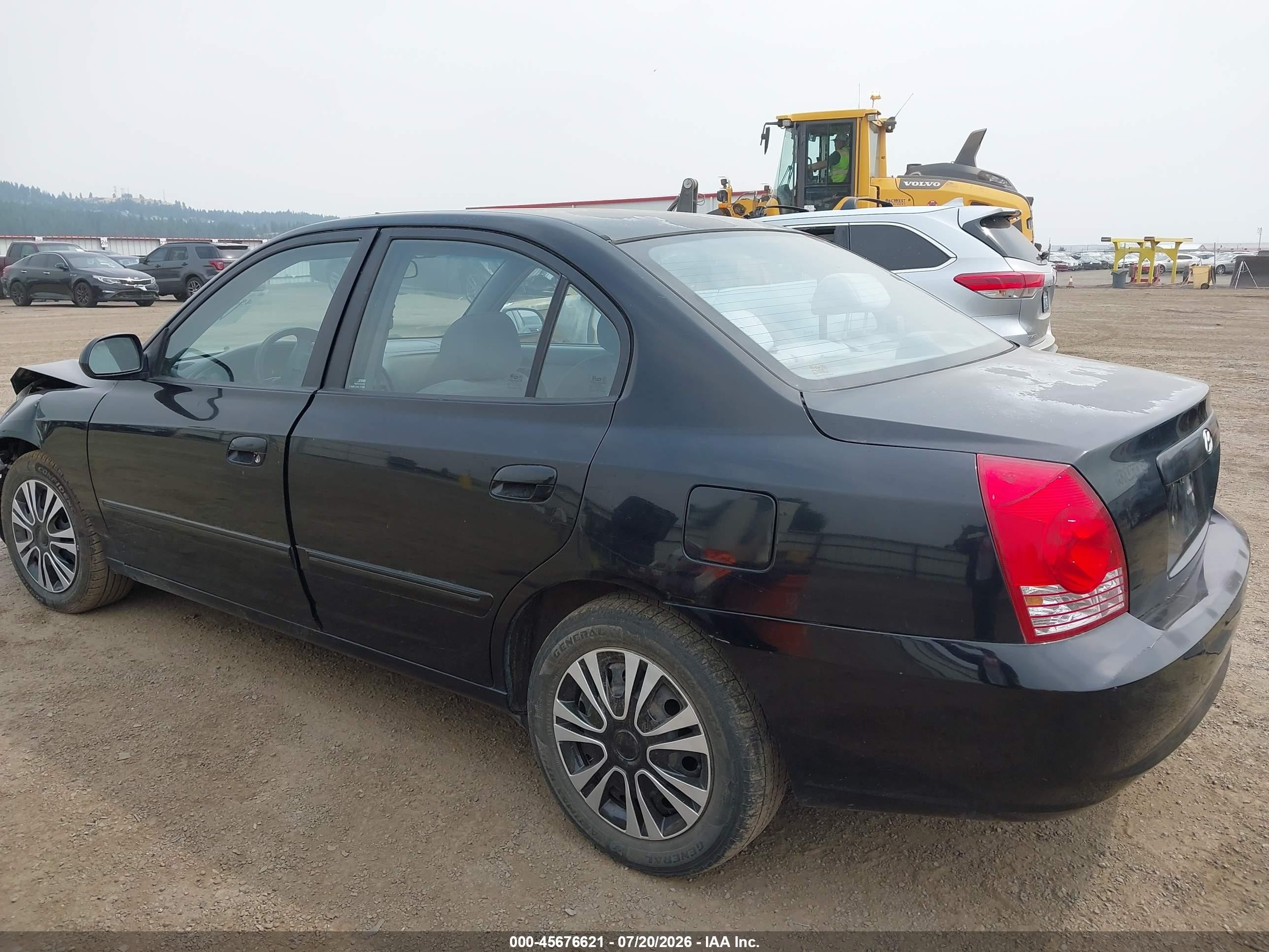 2006 Hyundai Elantra Gls/limited Черный vin: KMHDN46D26U283485