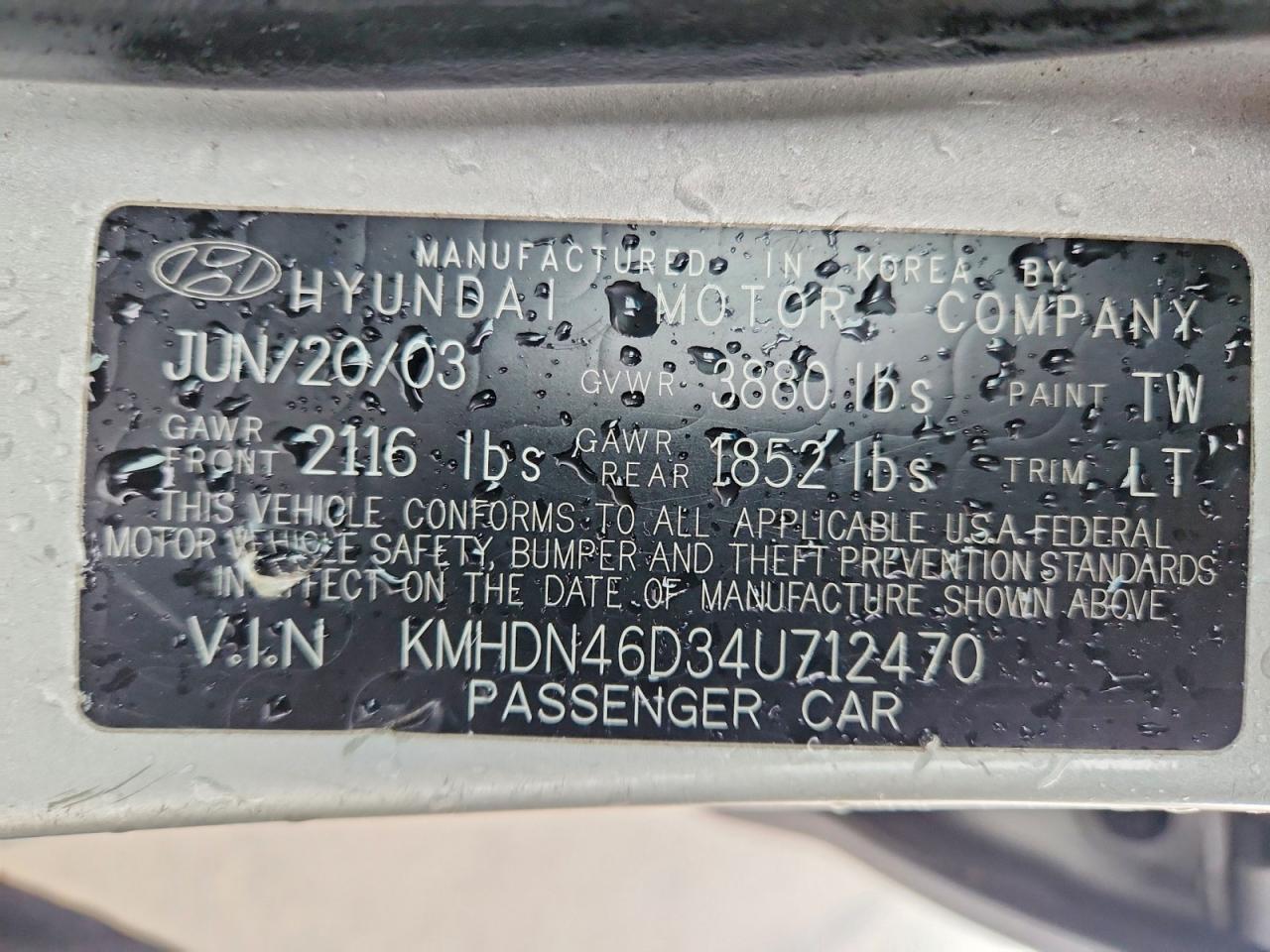 2004 Hyundai Elantra Gls Silver vin: KMHDN46D34U712470
