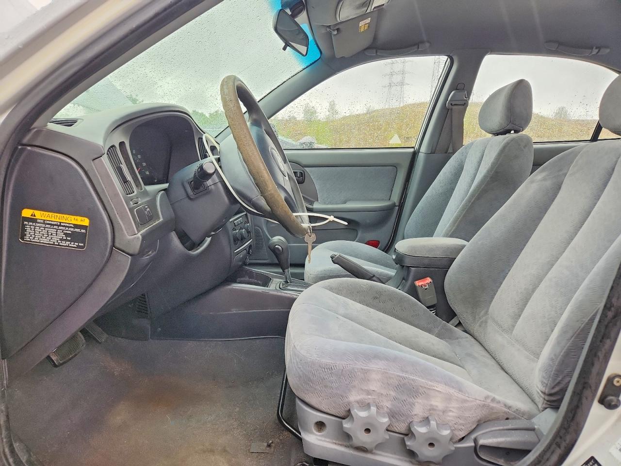 2004 Hyundai Elantra Gls Silver vin: KMHDN46D34U712470