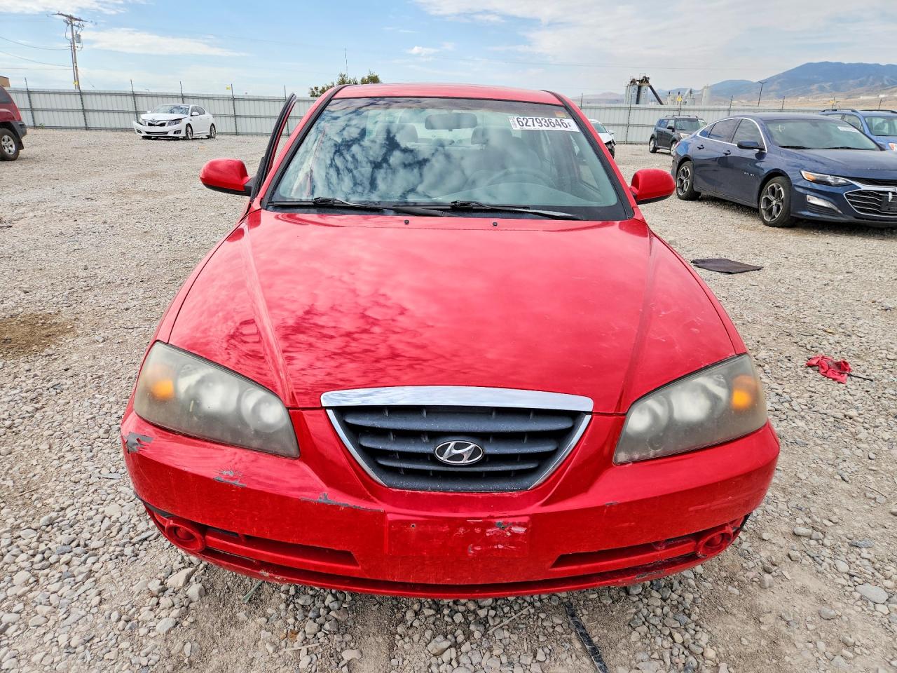 2004 Hyundai Elantra Gls Red vin: KMHDN46D34U810771