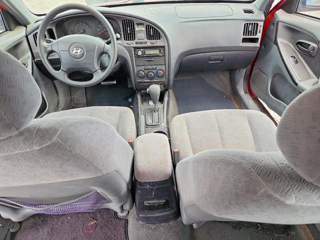 2004 Hyundai Elantra Gls Red vin: KMHDN46D34U810771