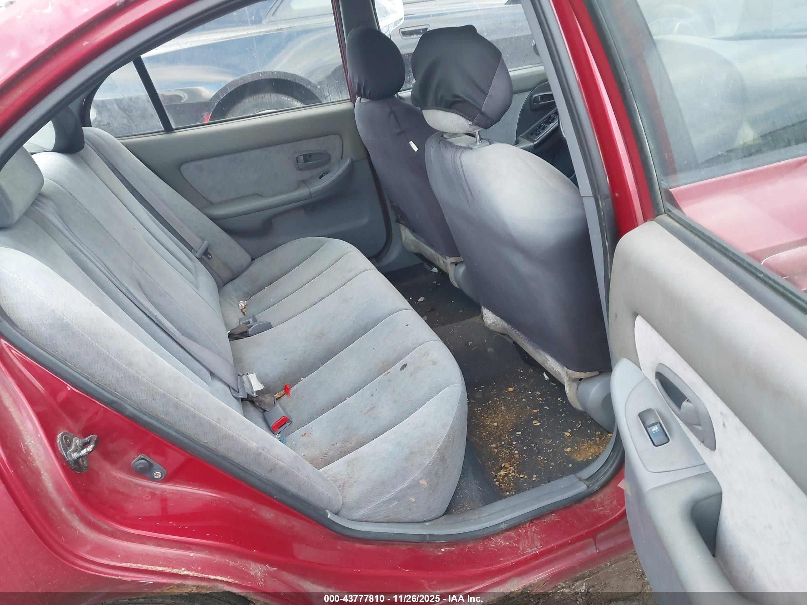 2004 Hyundai Elantra Gls/gt Red vin: KMHDN46D34U846394