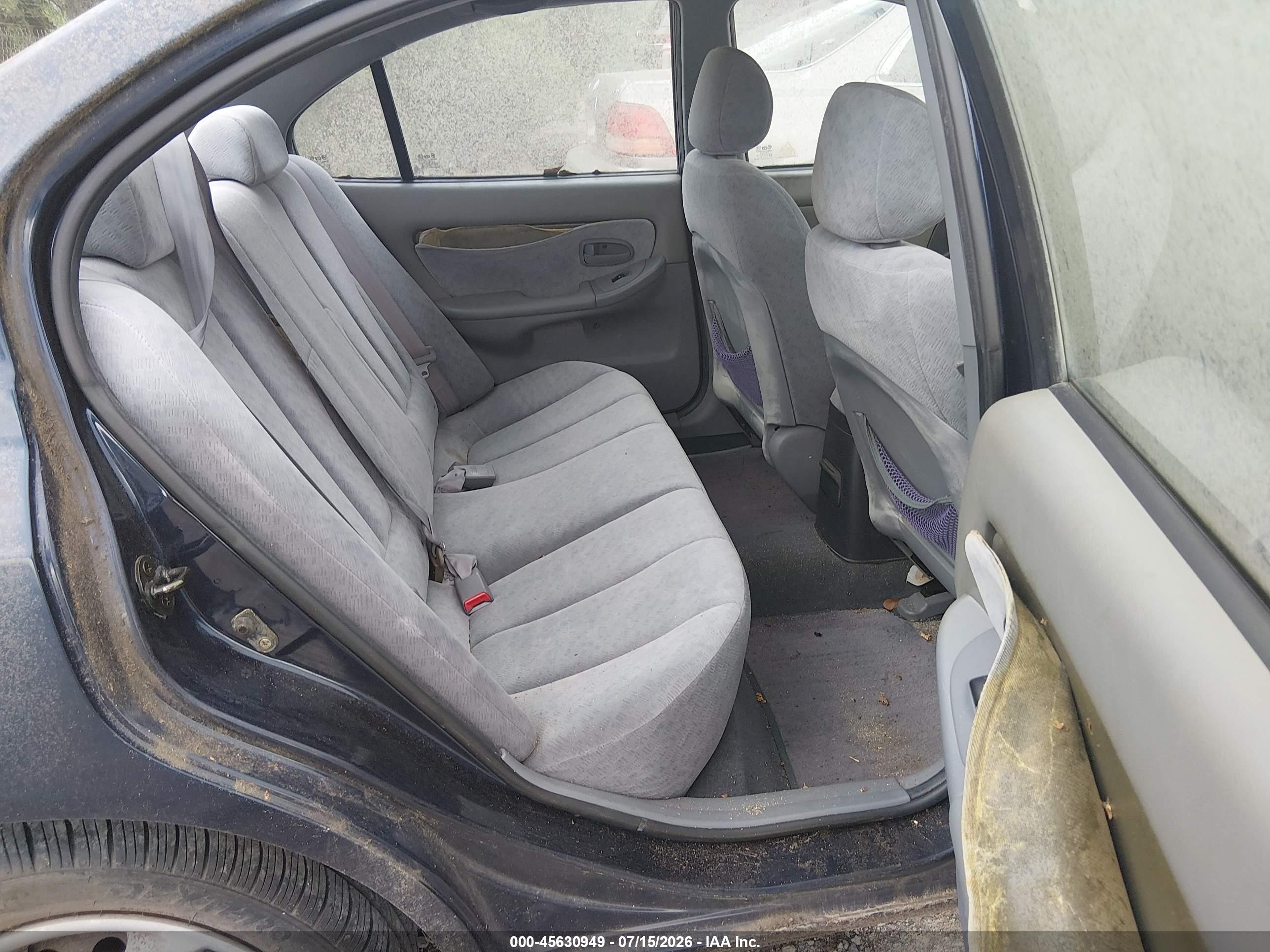2004 Hyundai Elantra Gls/gt Navy vin: KMHDN46D34U870470