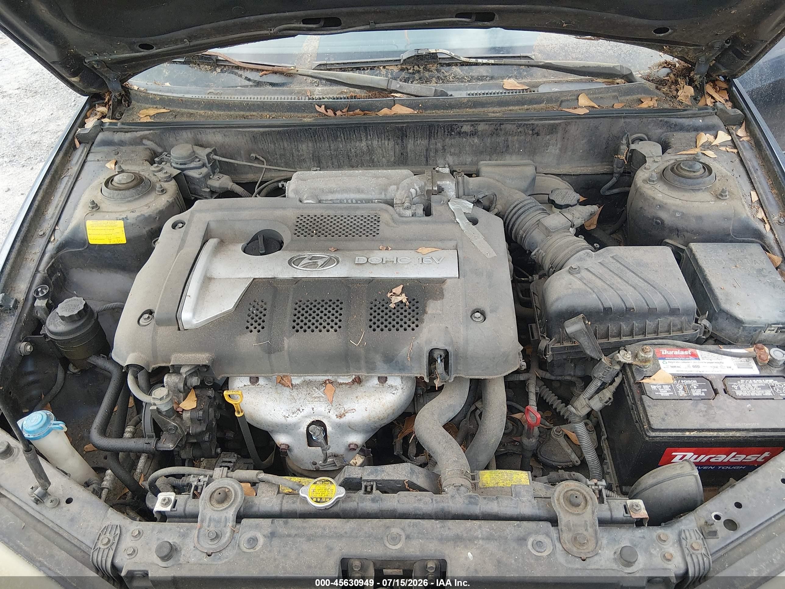 2004 Hyundai Elantra Gls/gt Navy vin: KMHDN46D34U870470