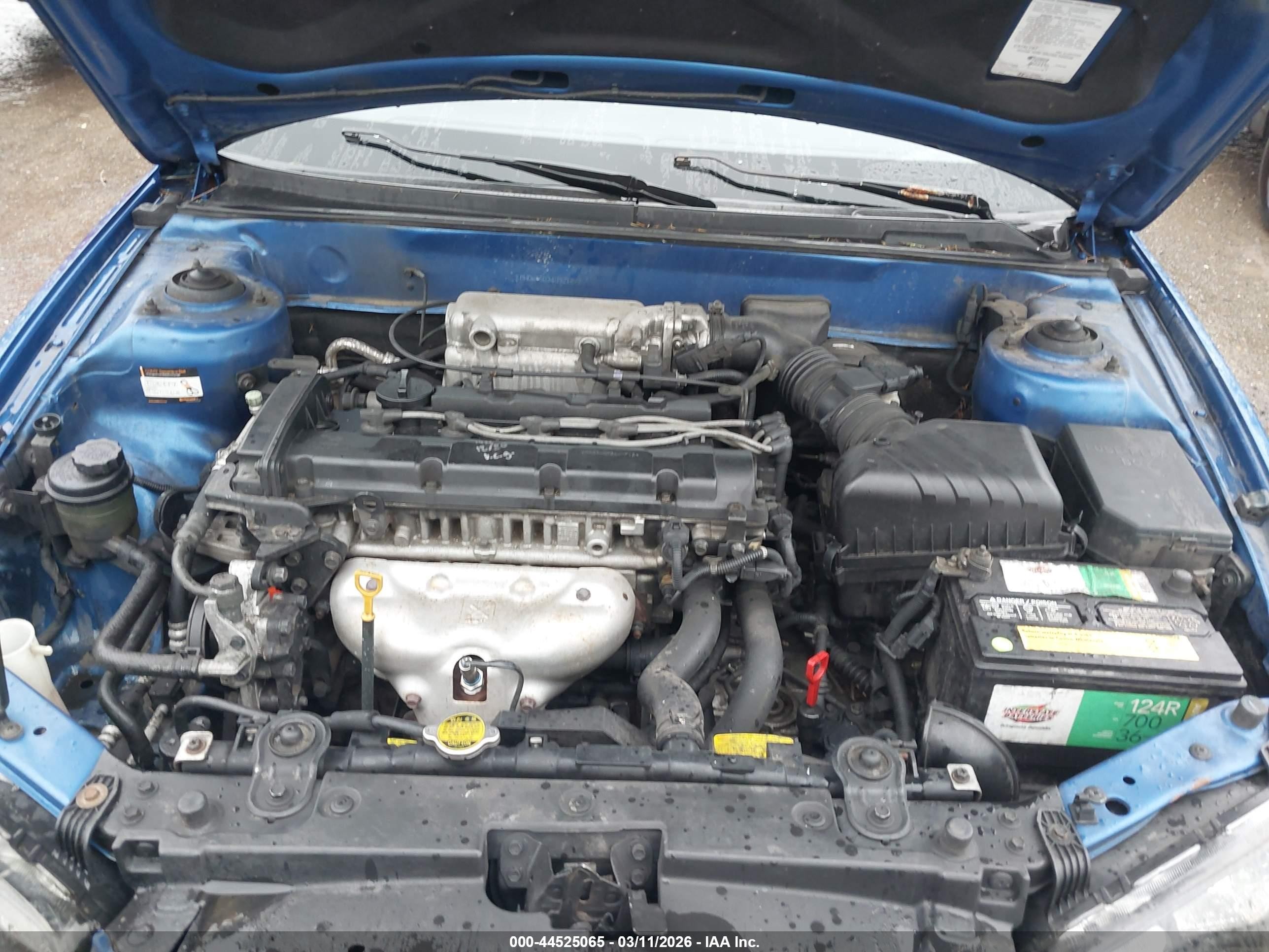 2004 Hyundai Elantra Gls/gt Blue vin: KMHDN46D34U921272