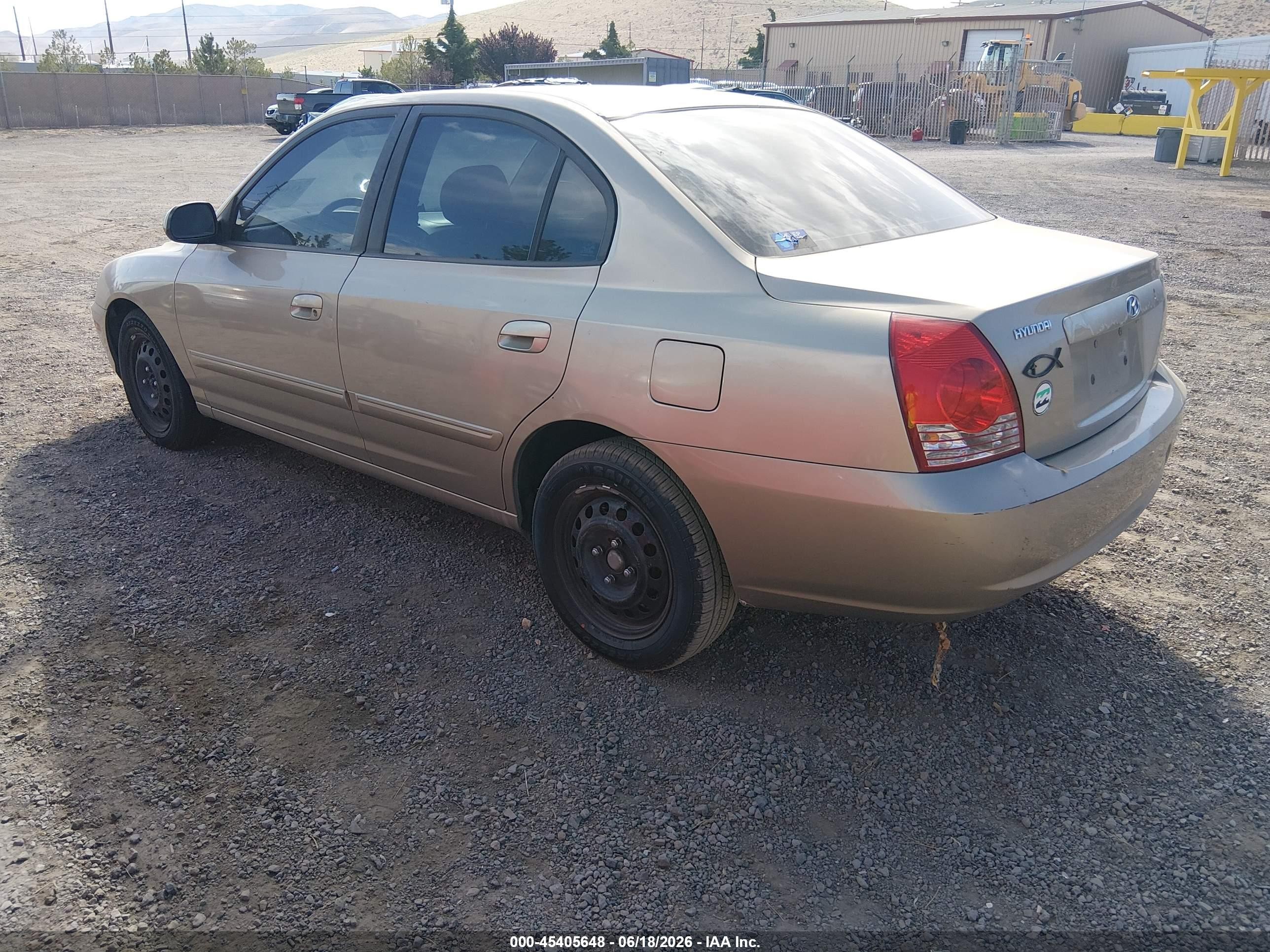 2005 Hyundai Elantra Gls/gt Brown vin: KMHDN46D35U123744
