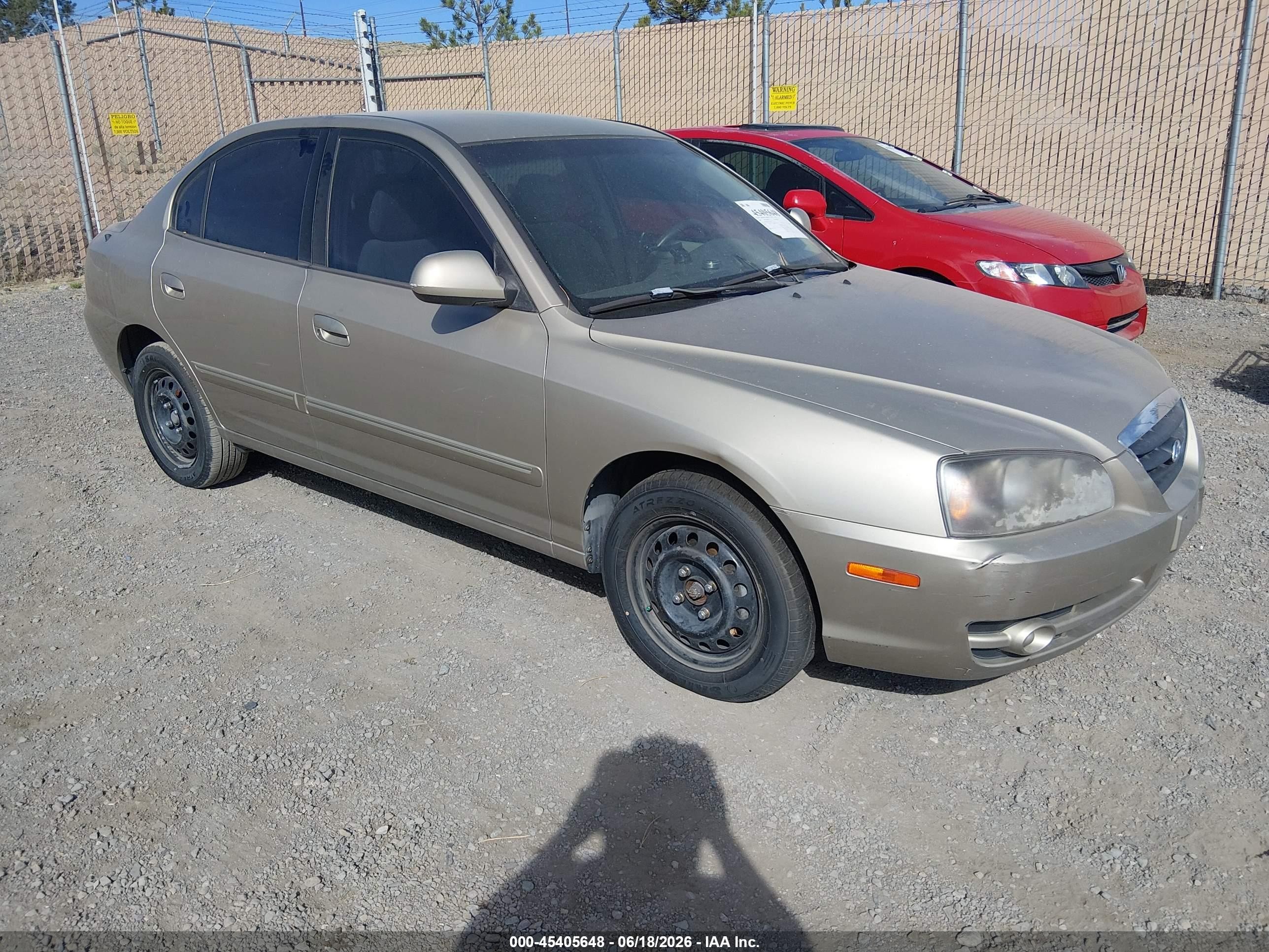 2005 Hyundai Elantra Gls/gt Brown vin: KMHDN46D35U123744
