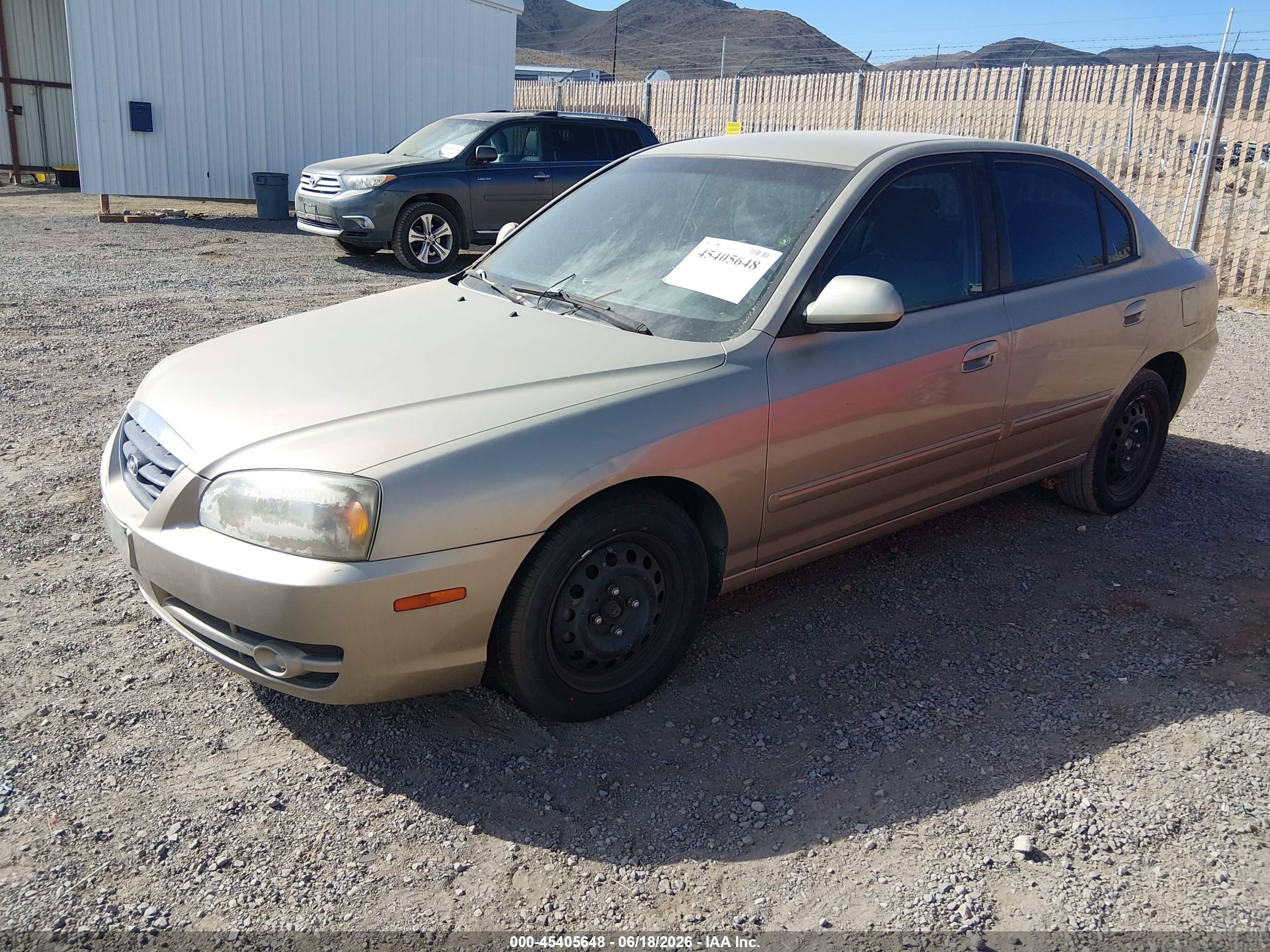 2005 Hyundai Elantra Gls/gt Brown vin: KMHDN46D35U123744