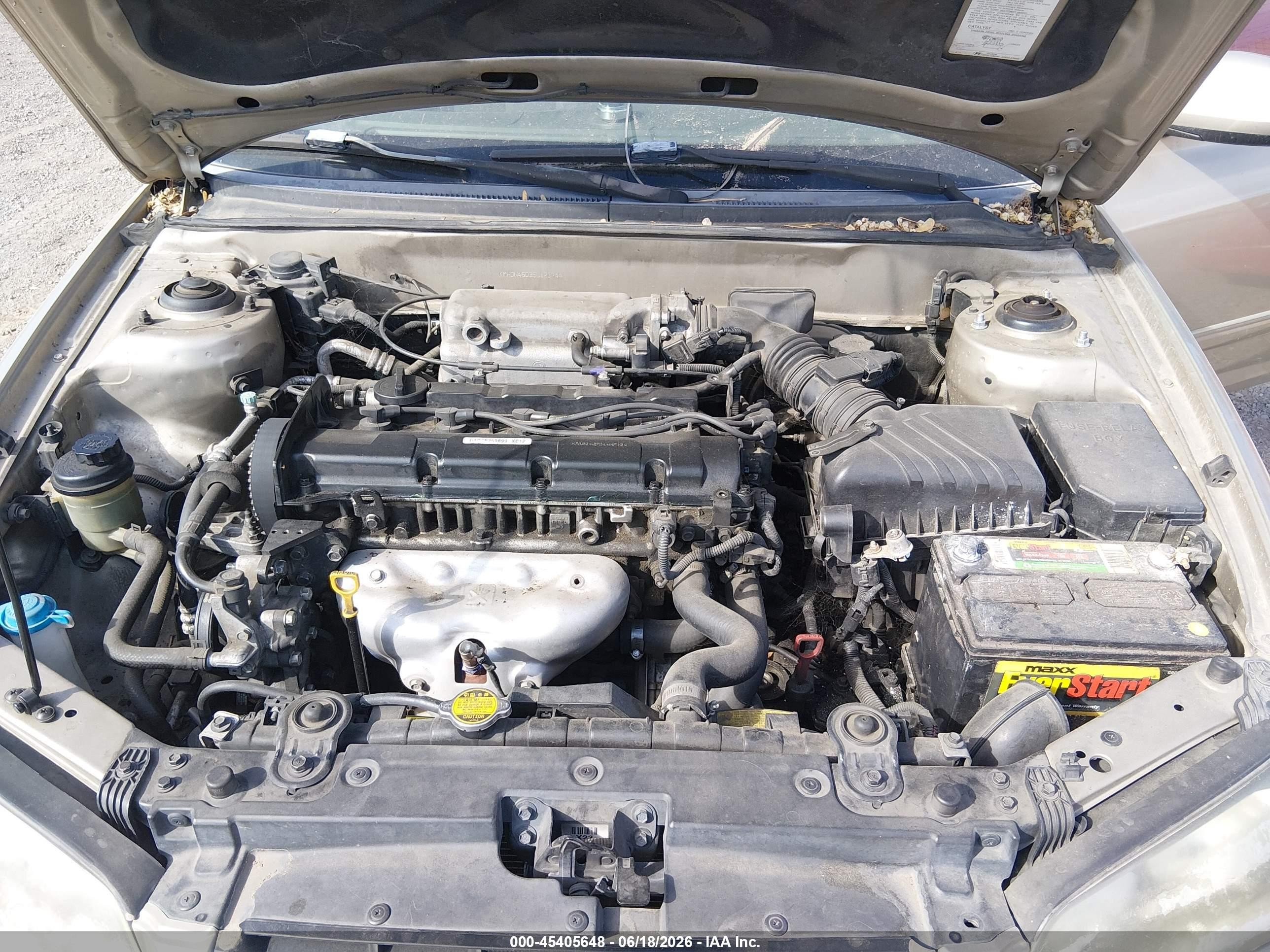 2005 Hyundai Elantra Gls/gt Brown vin: KMHDN46D35U123744