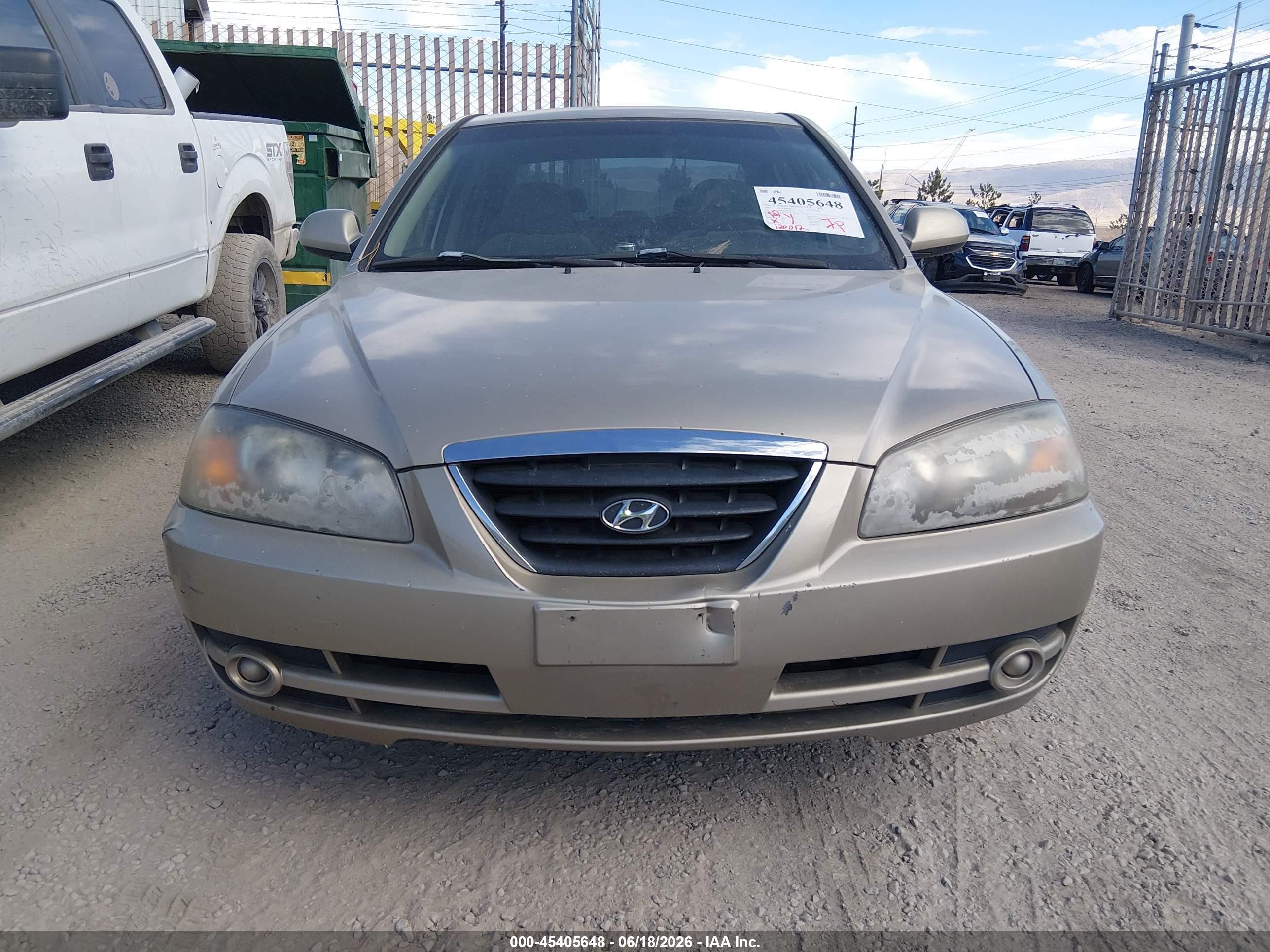 2005 Hyundai Elantra Gls/gt Brown vin: KMHDN46D35U123744