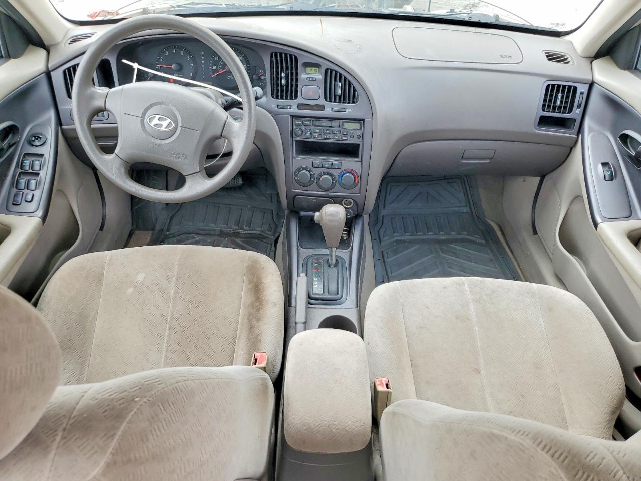 2005 Hyundai Elantra Gls Beige vin: KMHDN46D35U193759