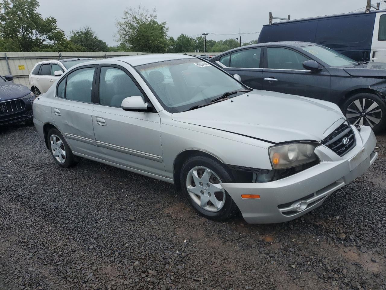 2006 Hyundai Elantra Silver vin: KMHDN46D36U272186