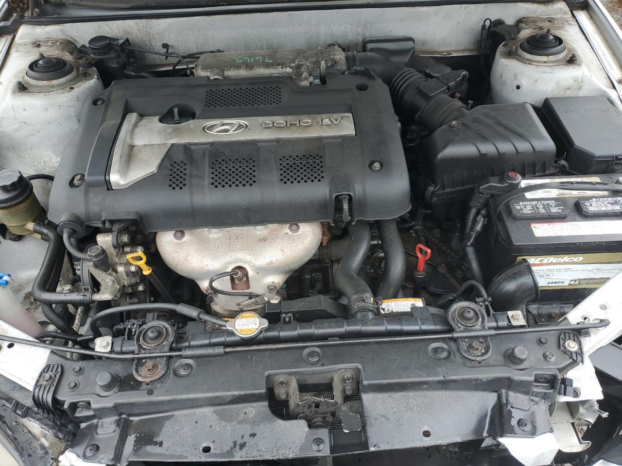2006 Hyundai Elantra Silver vin: KMHDN46D36U272186