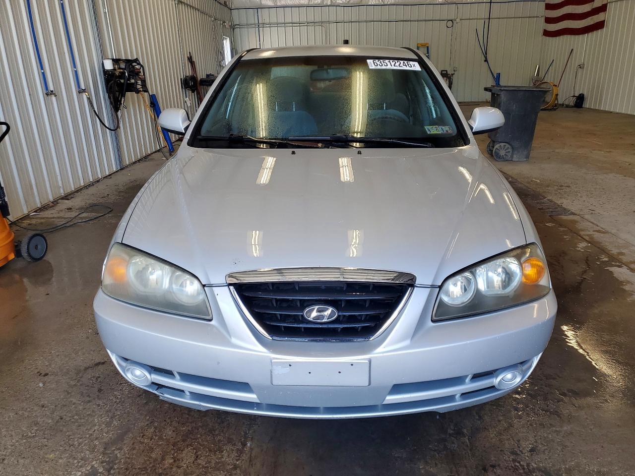 2006 Hyundai Elantra Gls Silver vin: KMHDN46D36U278859