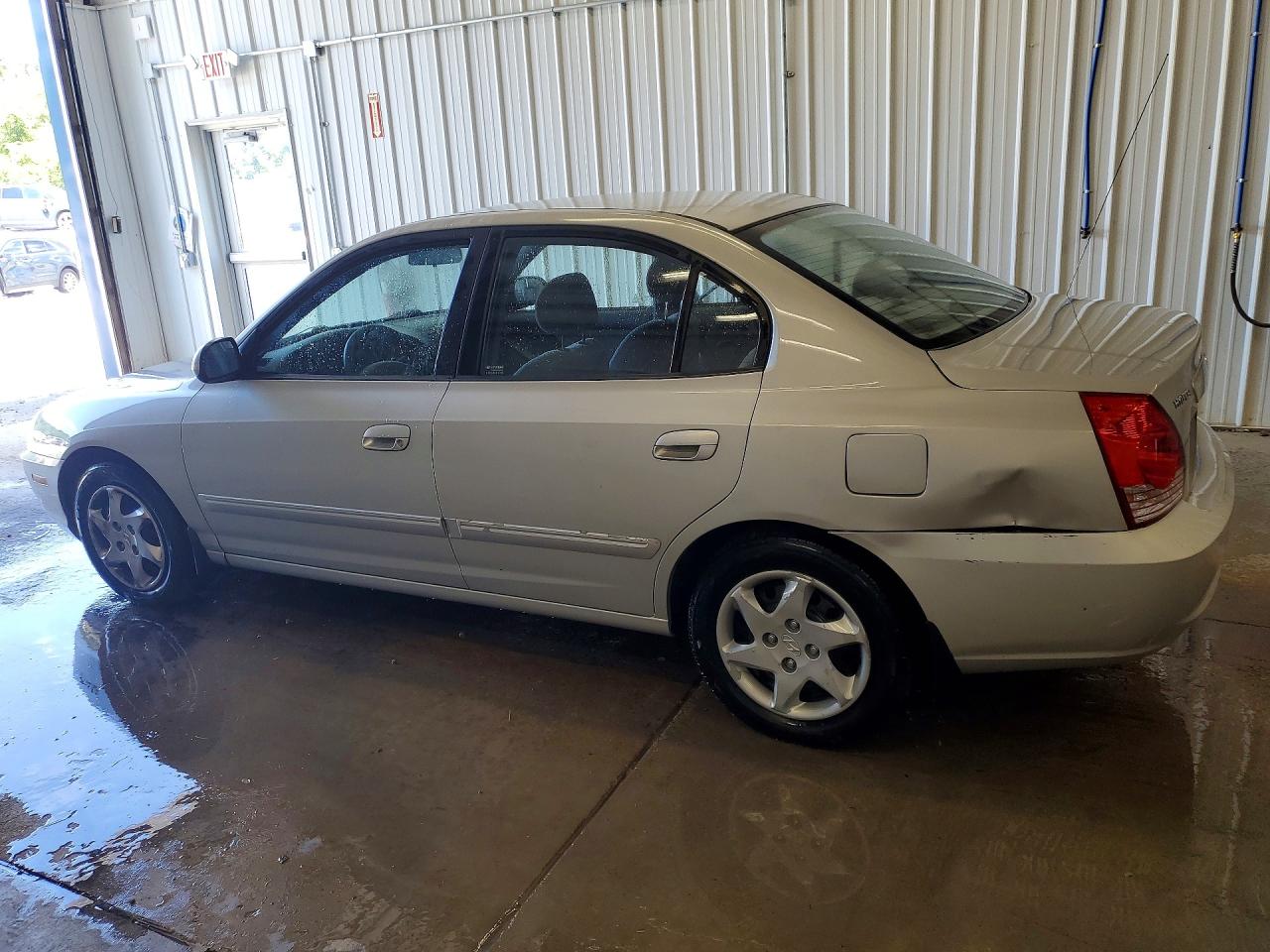 2006 Hyundai Elantra Gls Silver vin: KMHDN46D36U278859