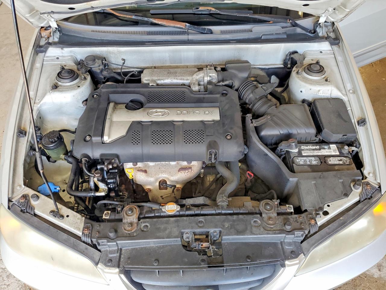 2006 Hyundai Elantra Gls Silver vin: KMHDN46D36U278859