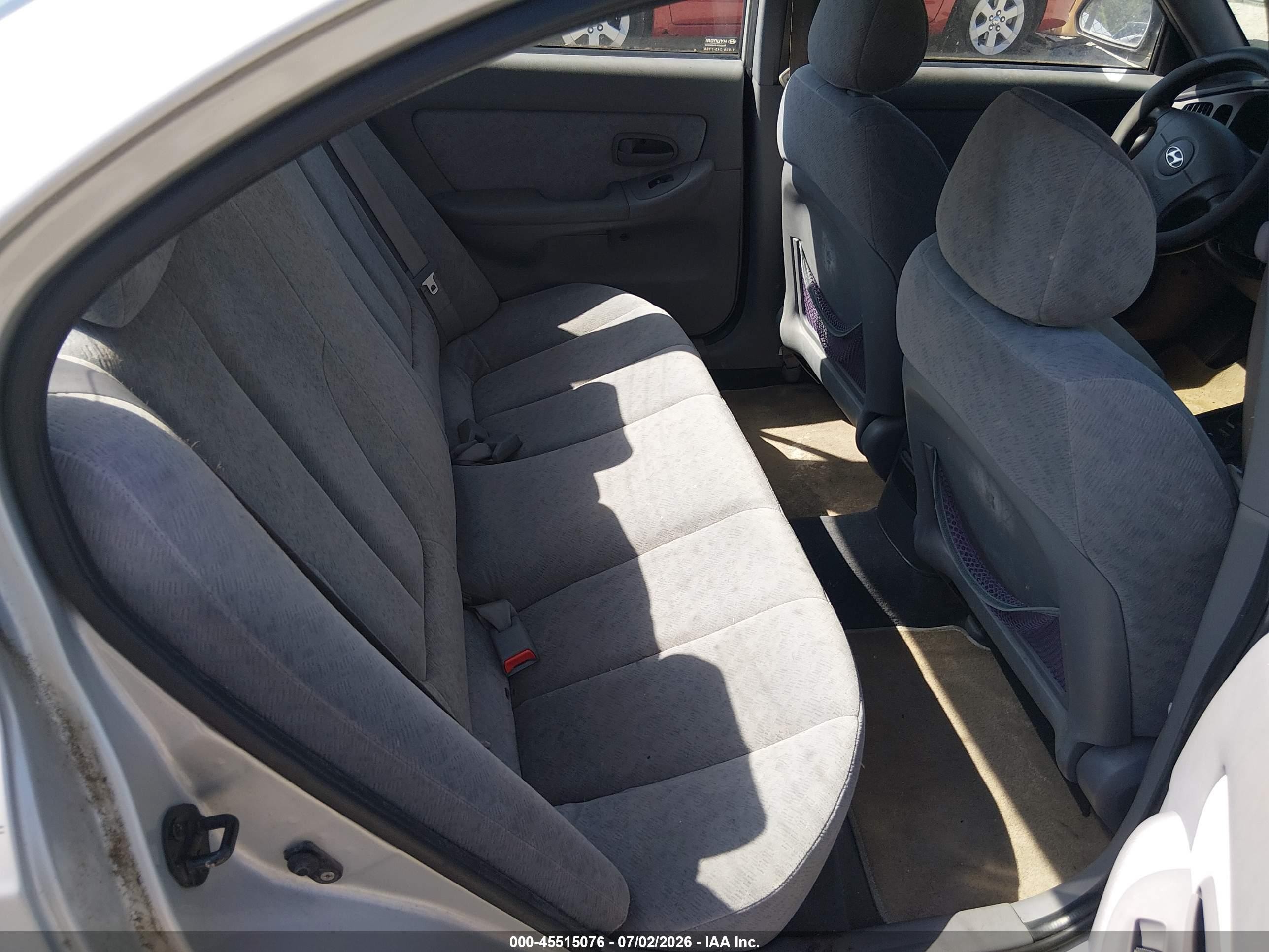 2006 Hyundai Elantra Gls/limited Silver vin: KMHDN46D36U378444