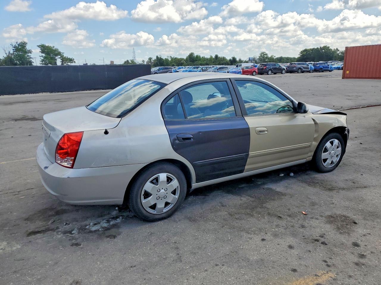 2005 Hyundai Elantra Gls Silver vin: KMHDN46D45U989971
